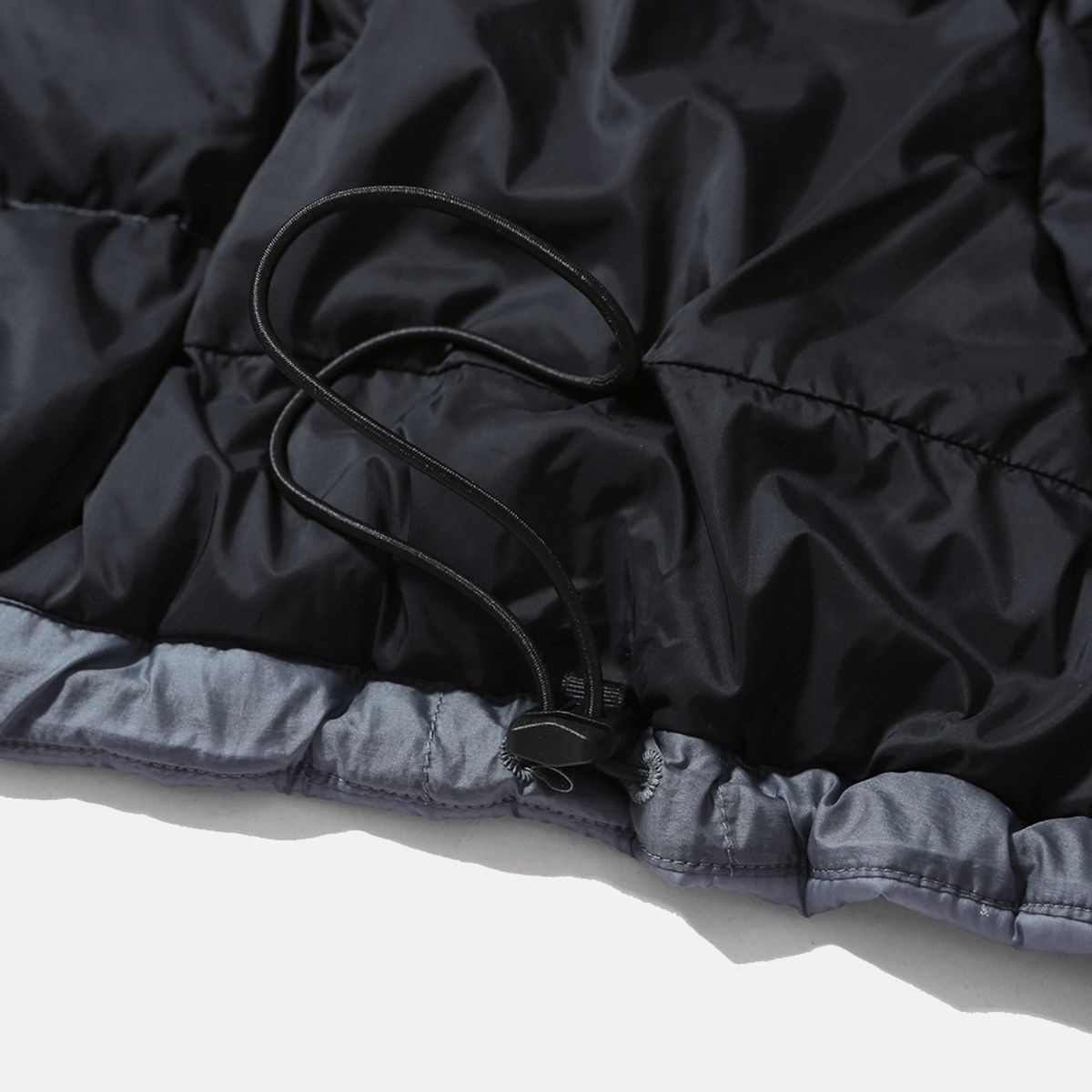모이프(MOIF) [AW25] HELIUM HOODED DOWN JACKET / SHEER DUSTY BLUE
