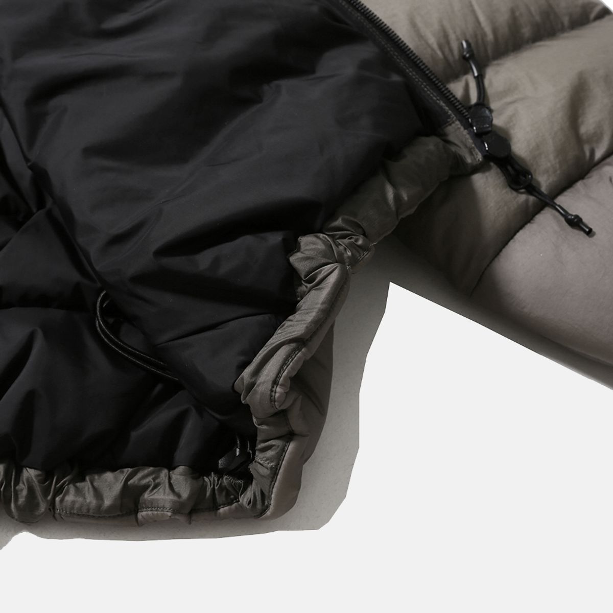 모이프(MOIF) [AW25] HELIUM HOODED DOWN JACKET / SHEER OLIVE