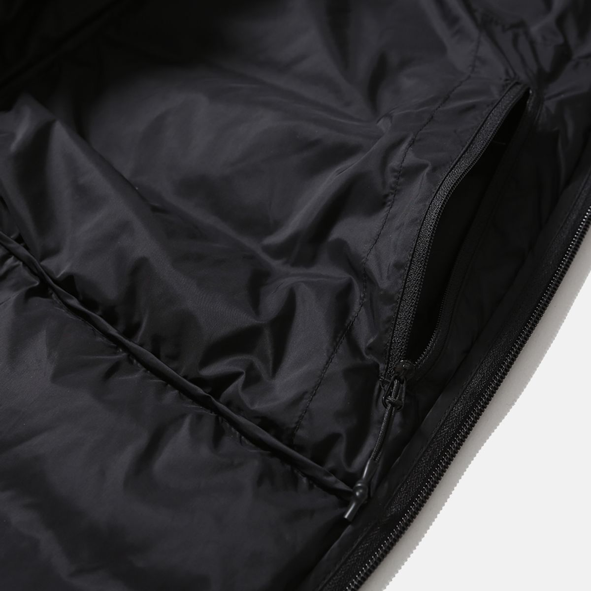 모이프(MOIF) [AW25] HELIUM HOODED DOWN JACKET / SOOTY BLACK