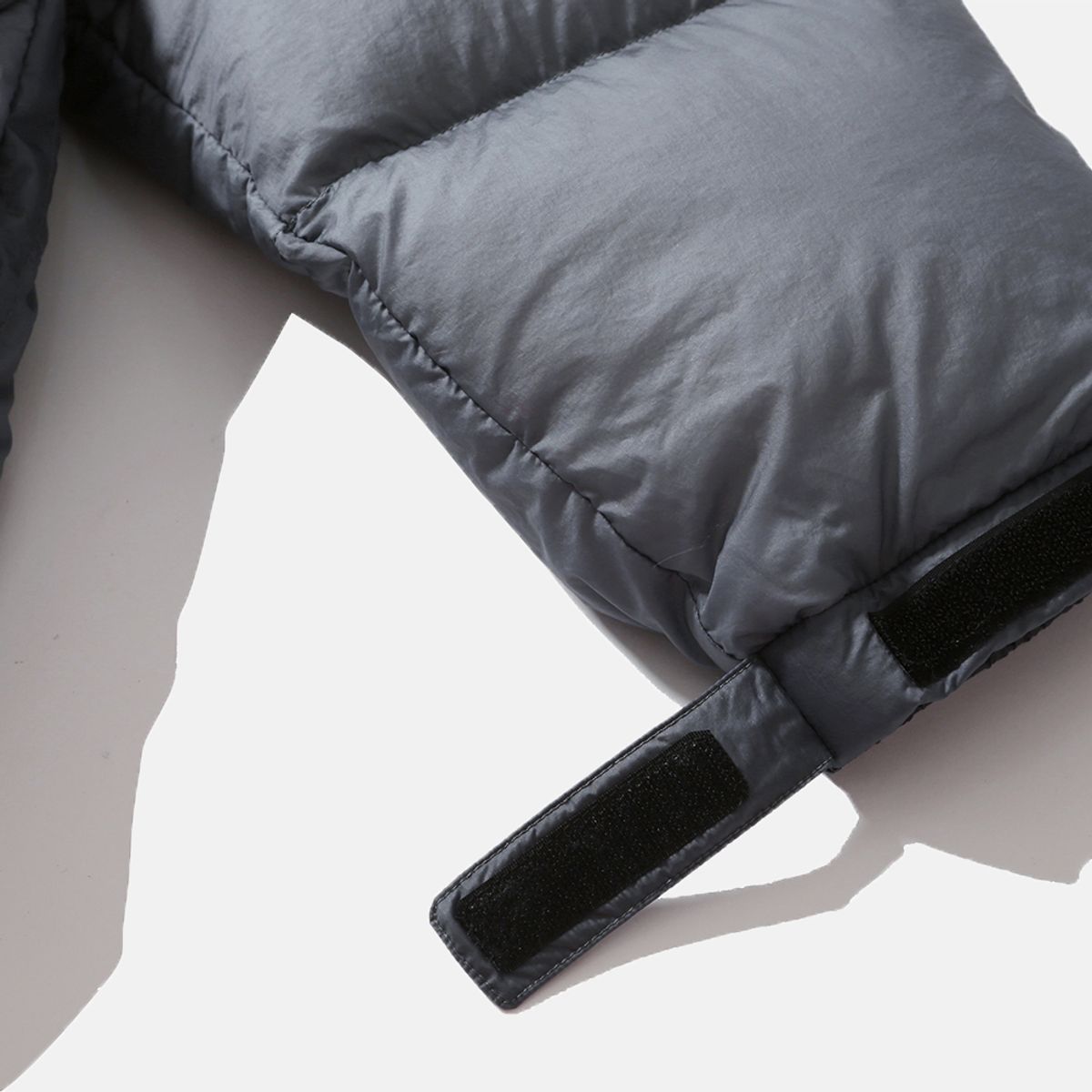 모이프(MOIF) [AW25] SHADOW PUFFER DOWN PARKA / SHEER DUSTY BLUE