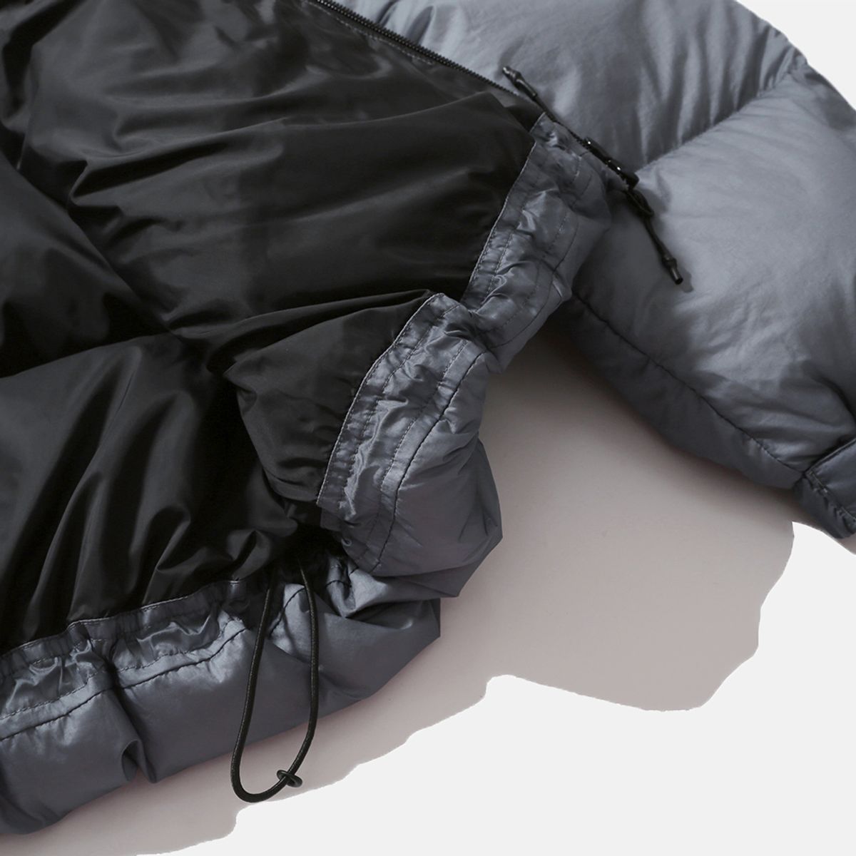모이프(MOIF) [AW25] SHADOW PUFFER DOWN PARKA / SHEER DUSTY BLUE