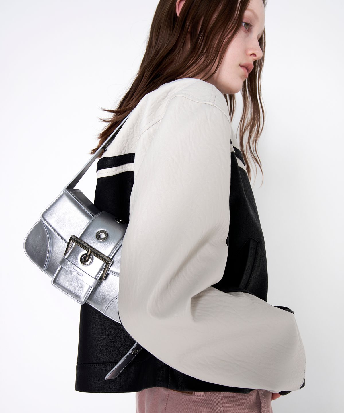 뮤니에(MUNIER) MOTOR BAG_SILVER
