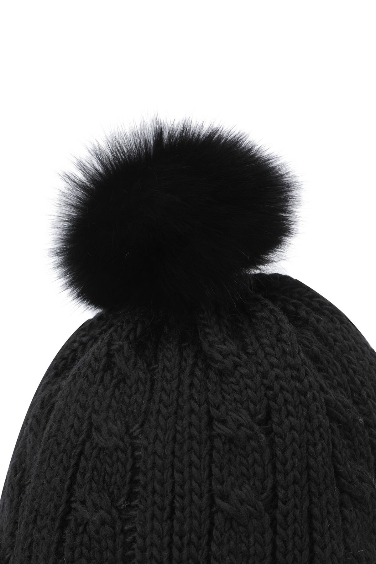 왁(WAAC) Women PomPom Knit Hat WGRCX25716BKX