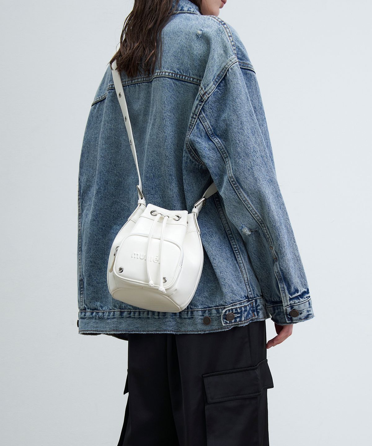 뮤니에(MUNIER) POCKET BUCKET BAG_3COLORS