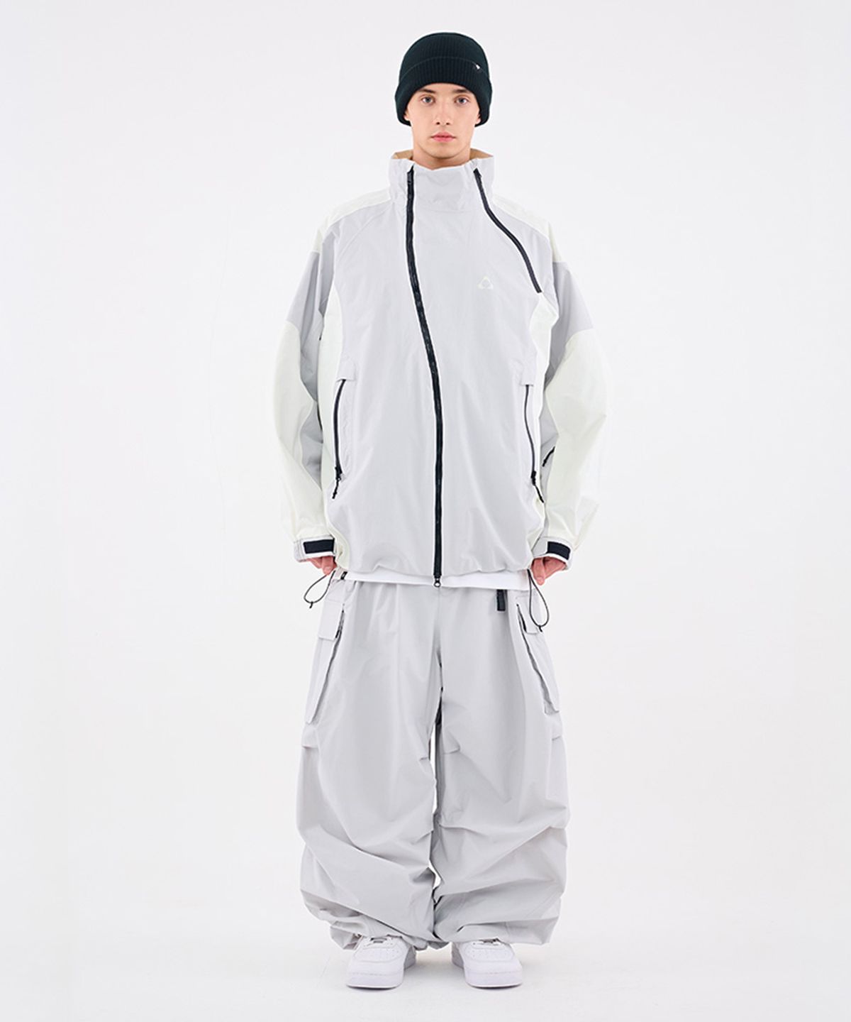 돌아우터웨어(DOLL OUTERWEAR) [DOLL X DUMDIDUM] 2526 비타 자켓&팬츠 세트 L.GRAY 남녀공용