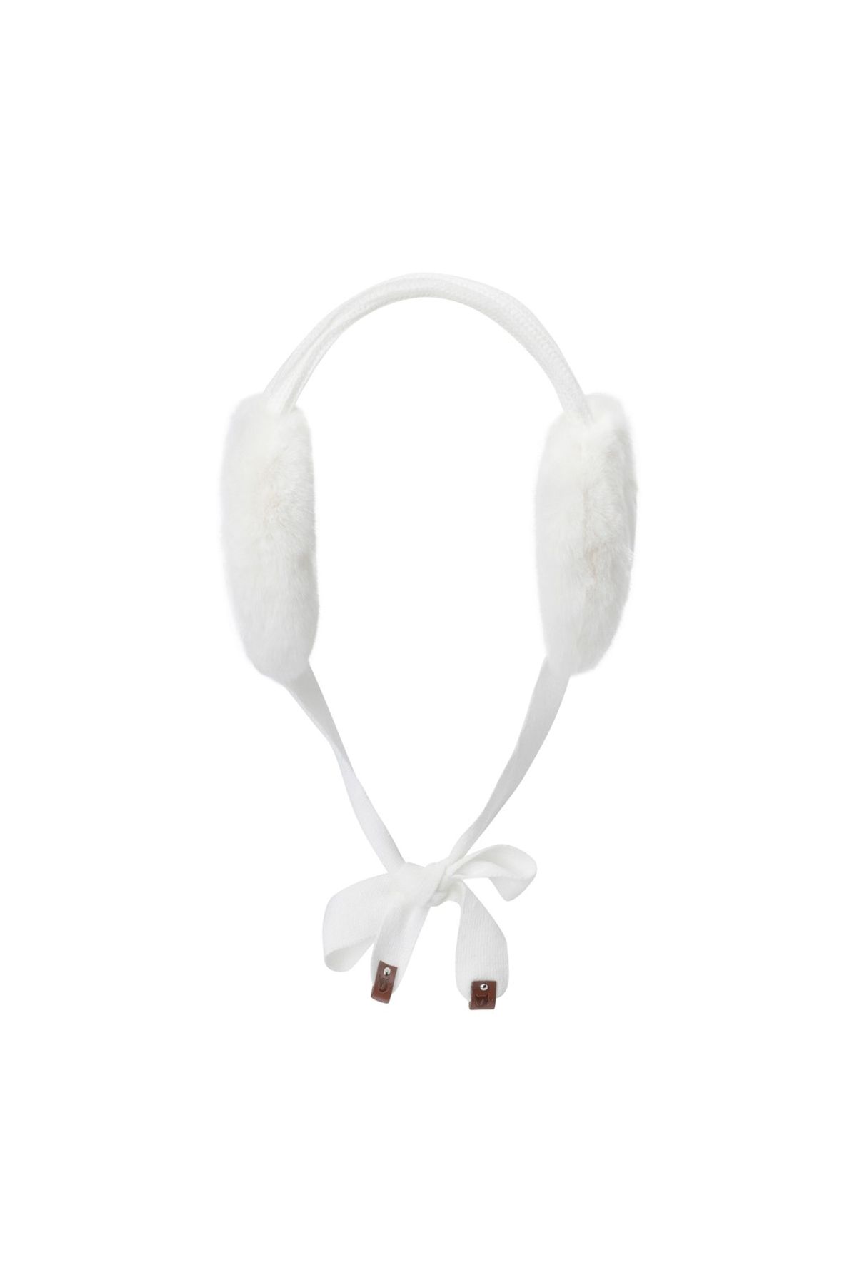 왁(WAAC) Women Ribbon Fur Ear Warmer WGGJX25775WHX