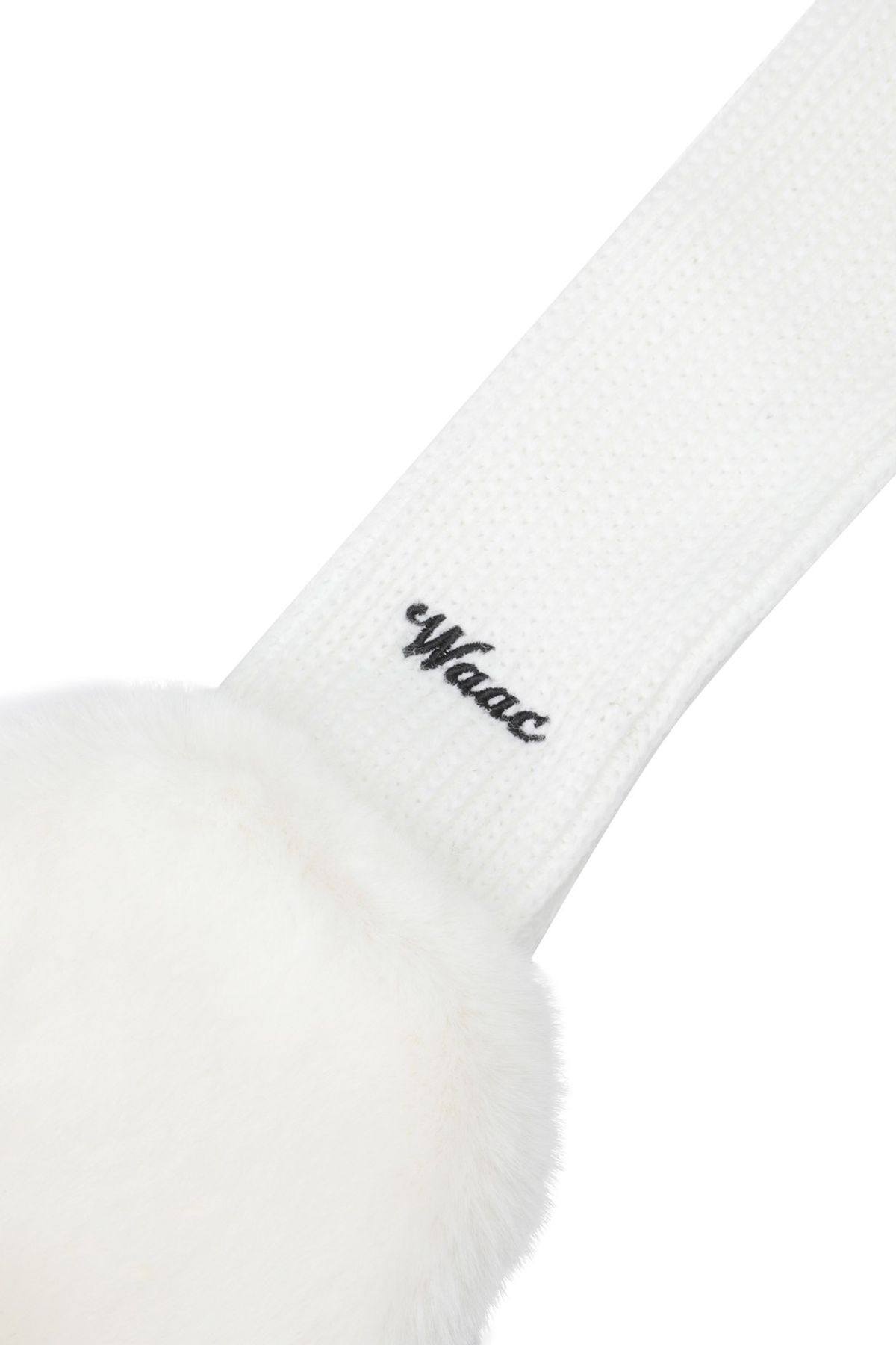 왁(WAAC) Women Ribbon Fur Ear Warmer WGGJX25775WHX