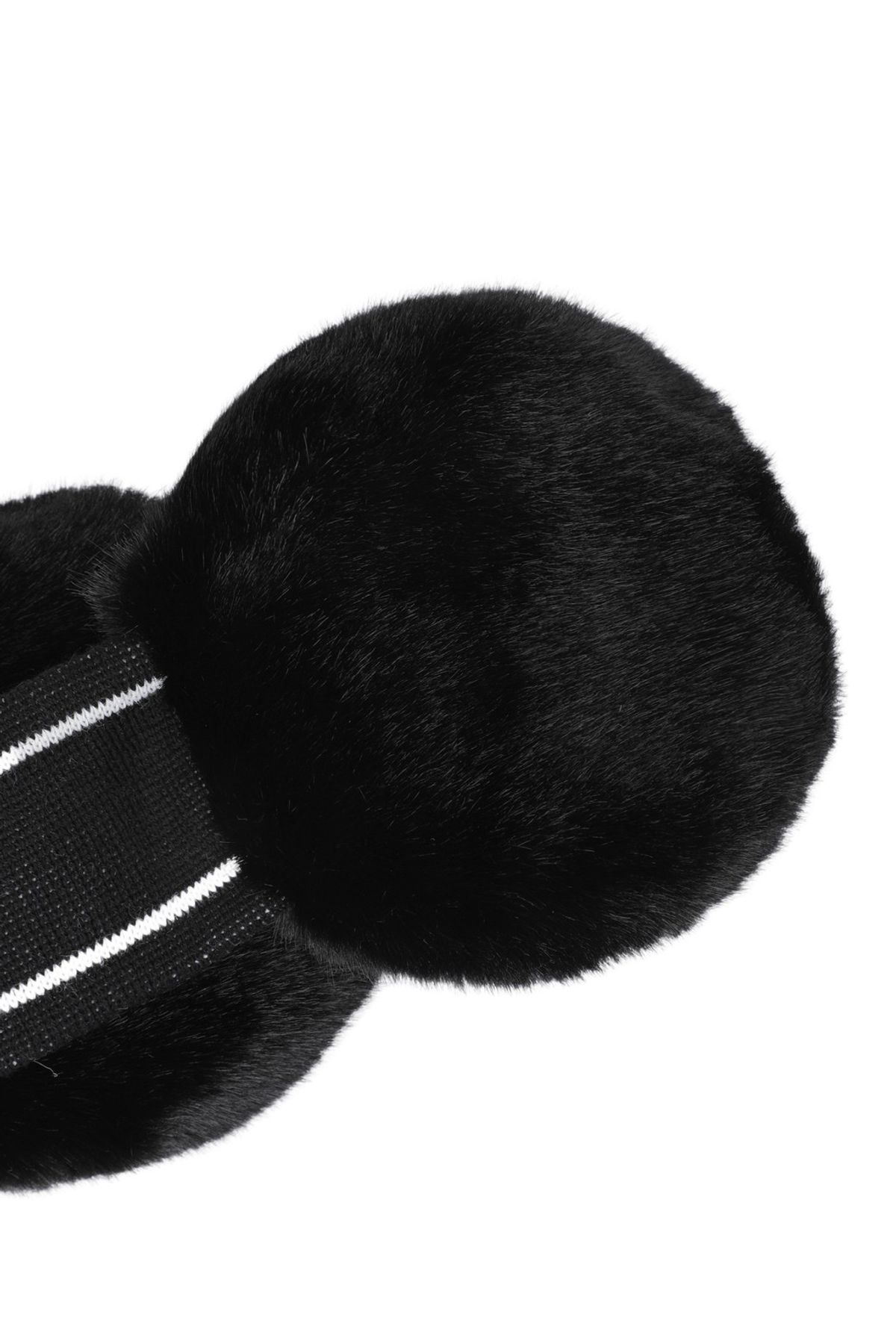 왁(WAAC) Women Fur Ear Warmer WGGJX25774BKX