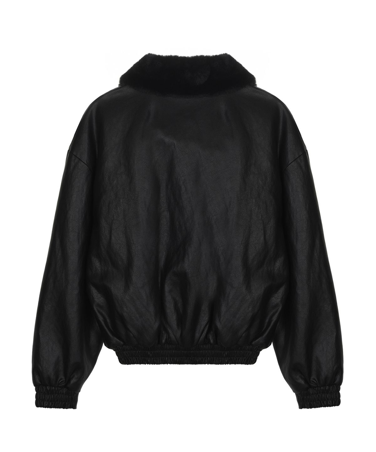 닉앤니콜(NICK&NICOLE) NICOLE FUR LEATHER MUSTANG_BLACK
