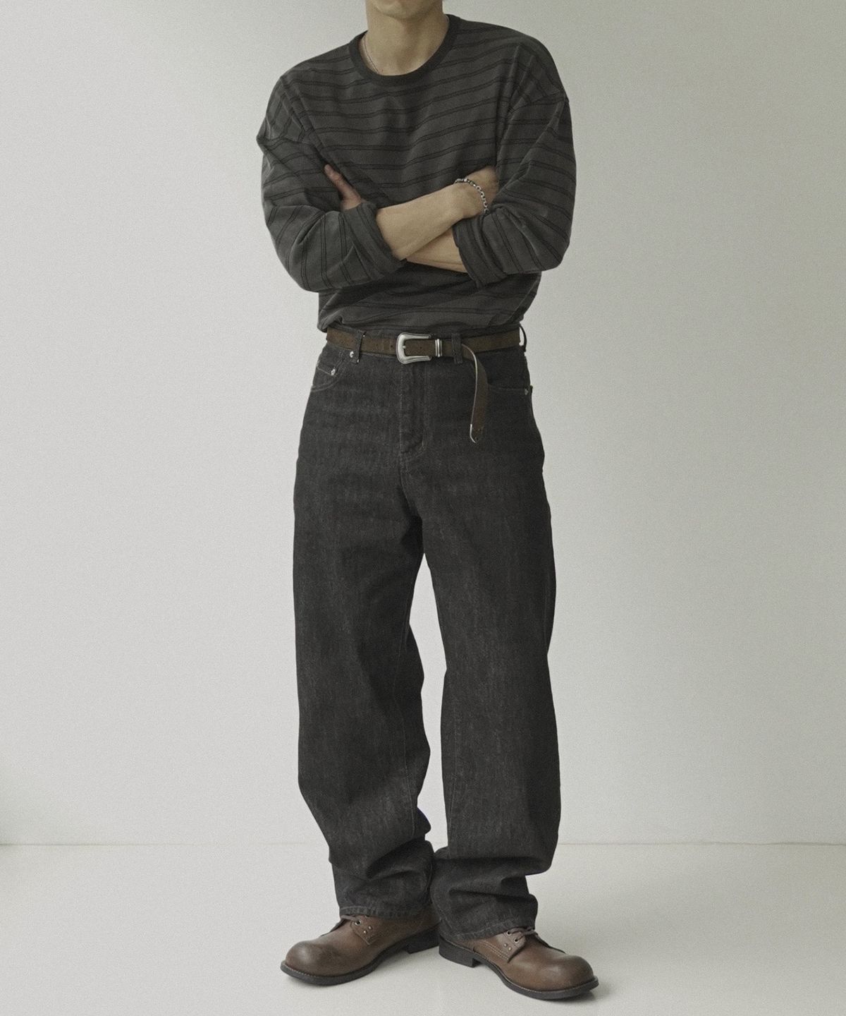 시도(SIIIIDO) TYLER MIX STRIPE LONG SLEEVE T #1