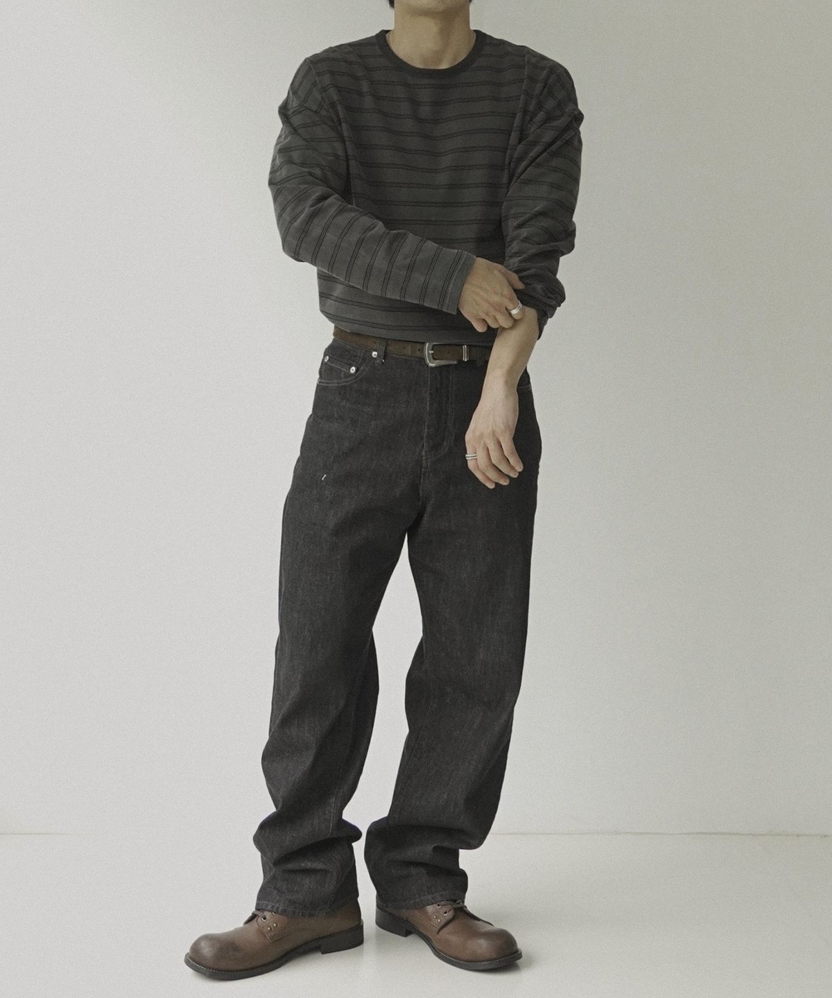 시도(SIIIIDO) TYLER MIX STRIPE LONG SLEEVE T #1