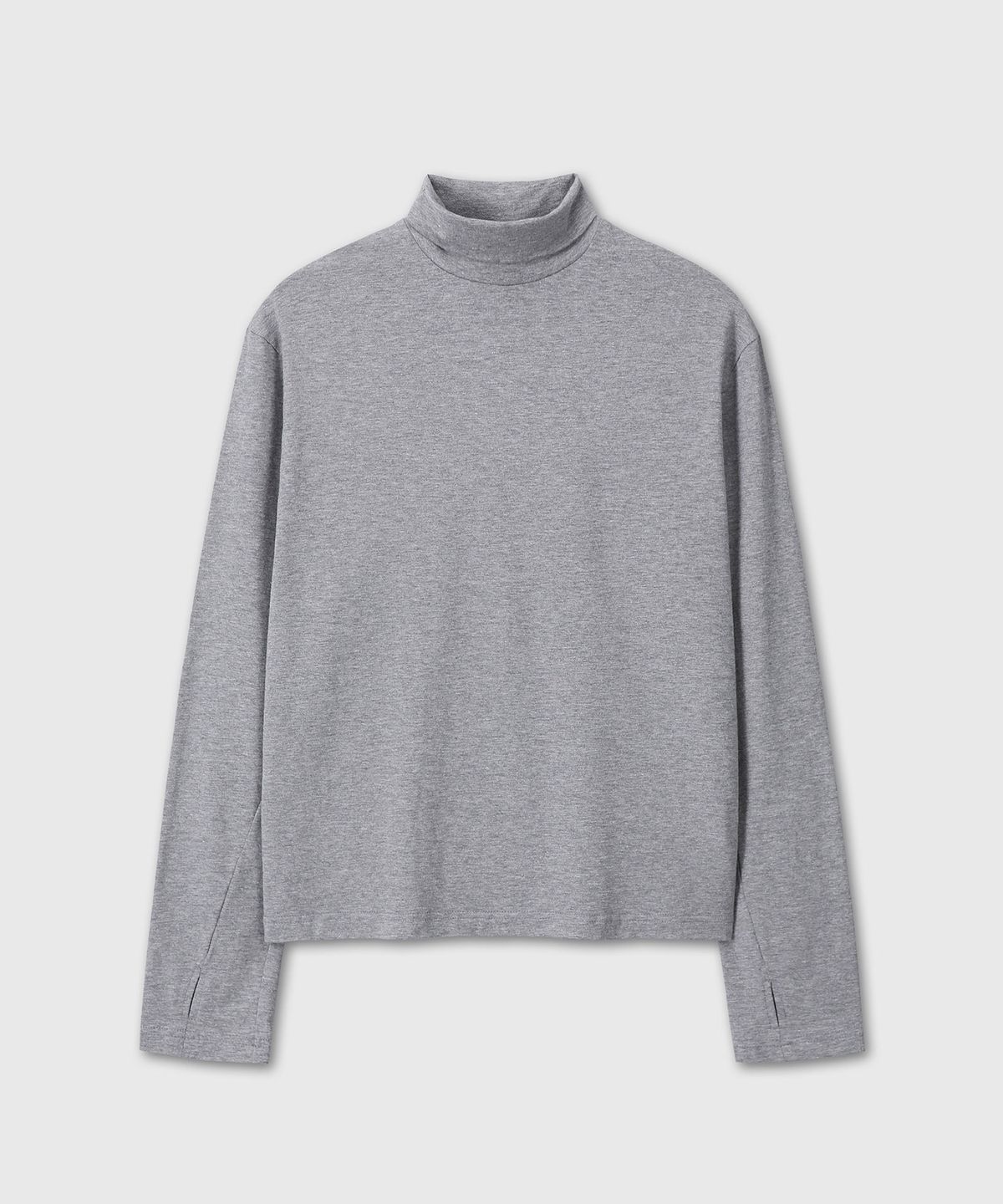 다이브인(DIVEIN) UNIFORM TURTLE NECK V2 (MELANGE GRAY)