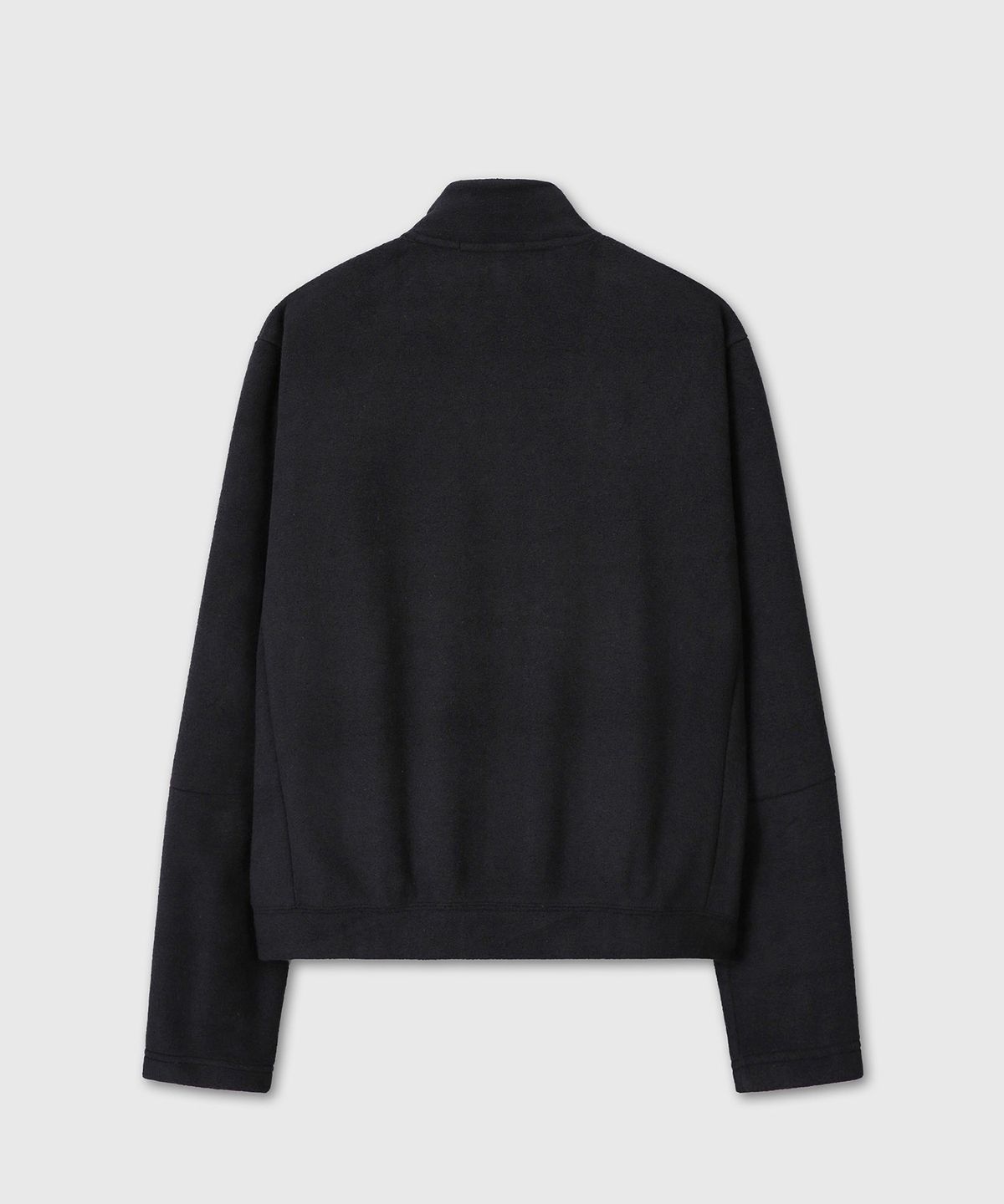 다이브인(DIVEIN) UNIFORM FLEECE ZIP-UP JERSEY (BLACK)