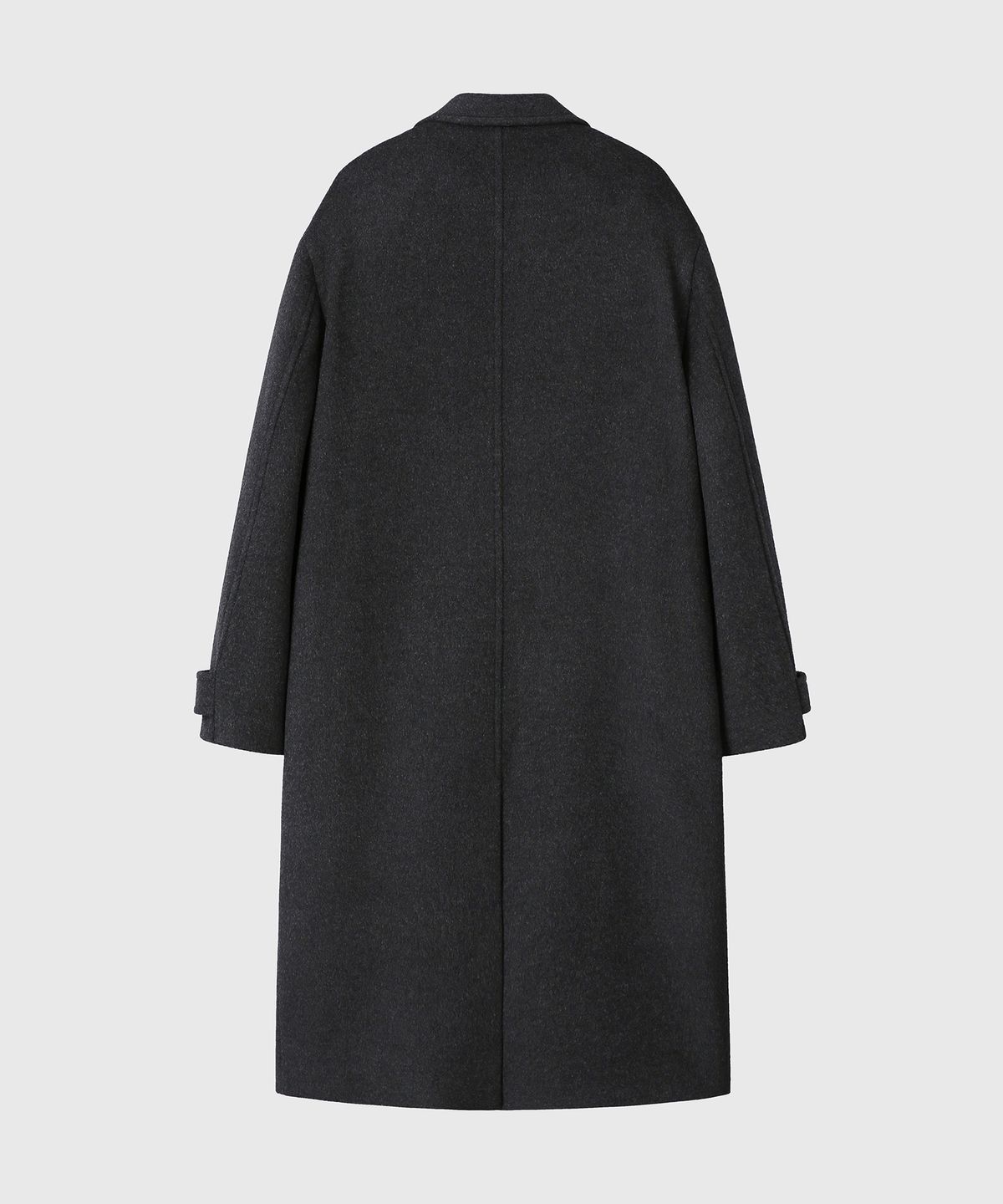 다이브인(DIVEIN) CASHMERE LAMBSWOOL UNIFORM MAC COAT (CHARCOAL)