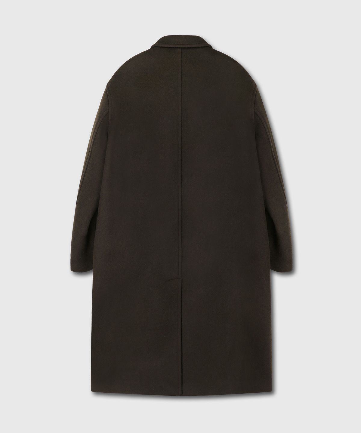 다이브인(DIVEIN) CASHMERE LAMBSWOOL UNIFORM MAC COAT (BROWN)