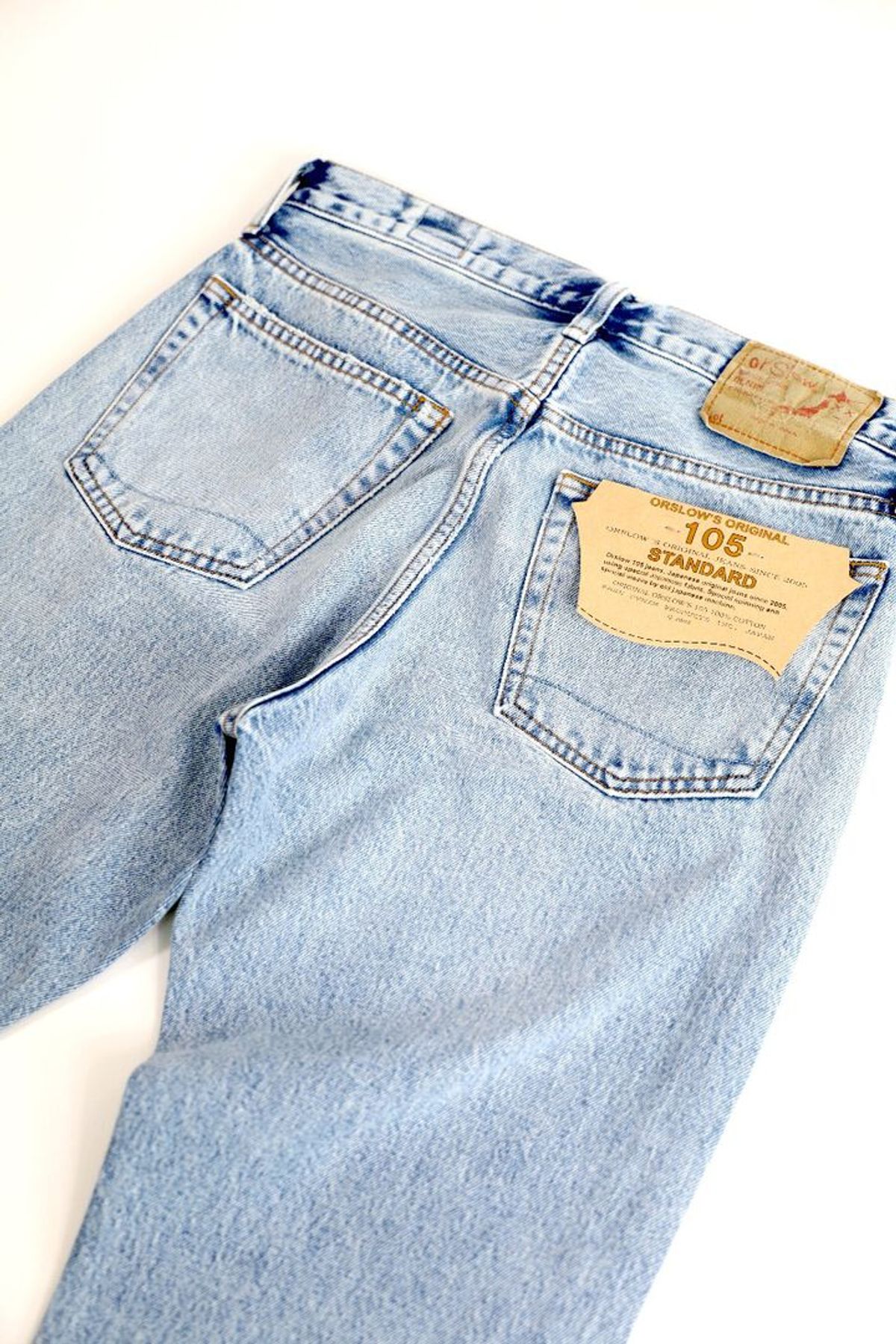 오어슬로우(ORSLOW) 90S STANDARD DENIM 105 - SKY BLUE