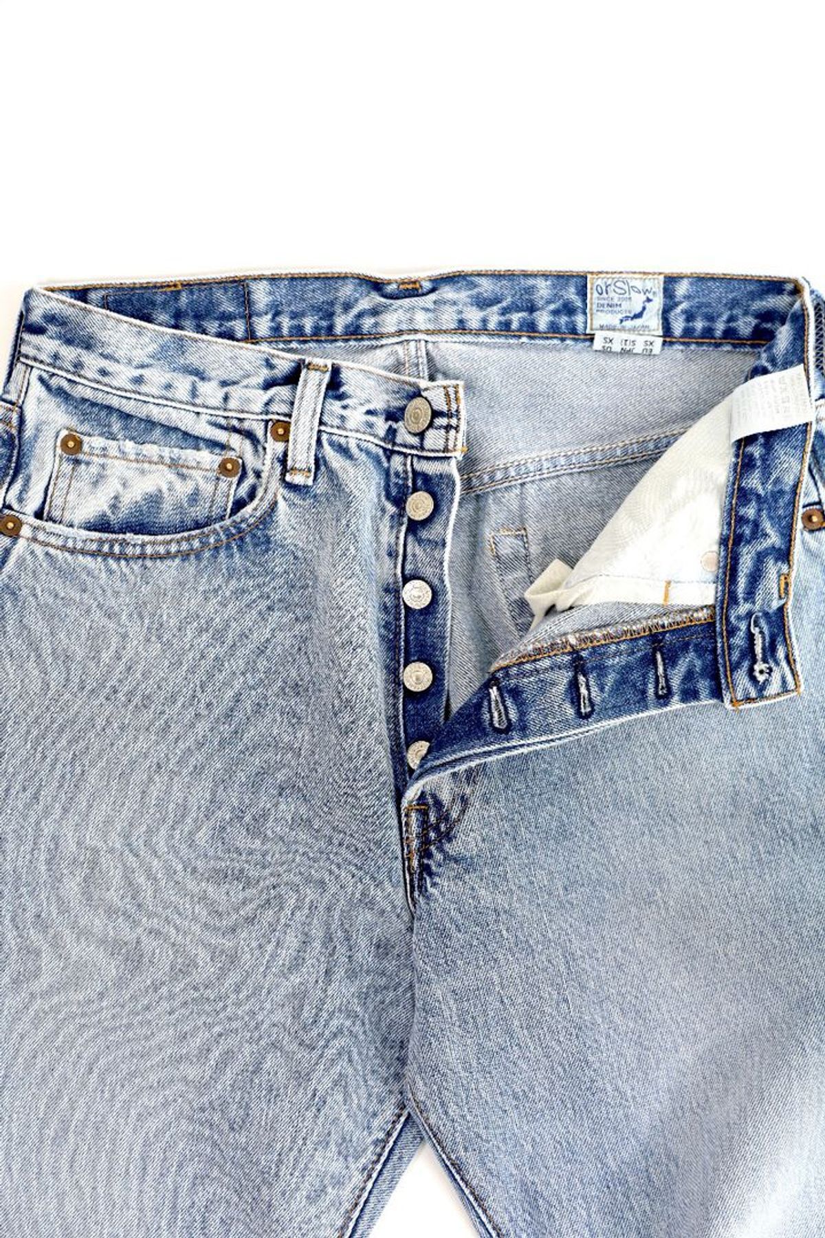 오어슬로우(ORSLOW) 90S STANDARD DENIM 105 - SKY BLUE
