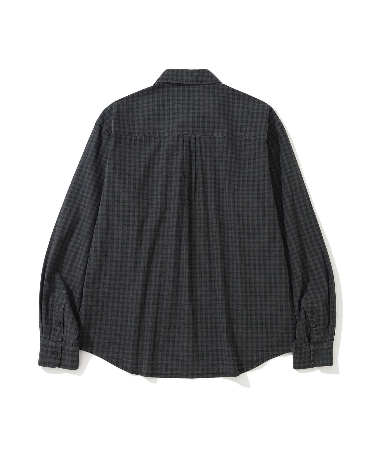 시도(SIIIIDO) VITO VINTAGE GARMENT DYED CHECK SHIRT #1