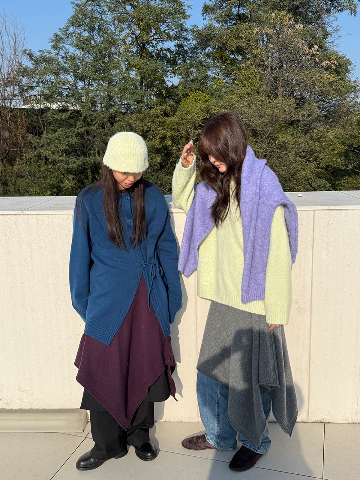 아코크(ACOC) Brushed Blend Pullover_Light Purple