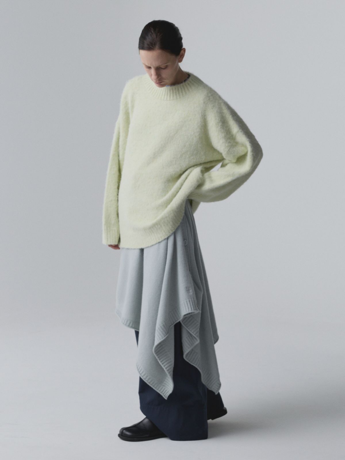 아코크(ACOC) Modular Wrap Skirt_Light Blue