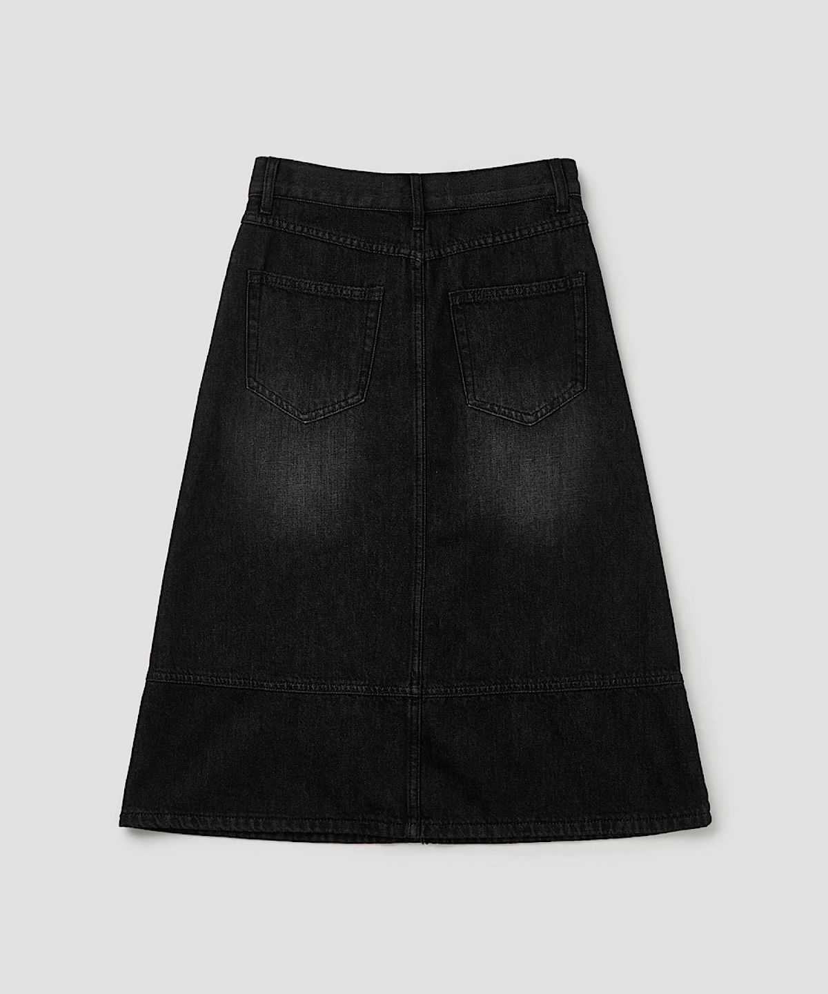 아포엠(APOEM) Denim Midi Skirt