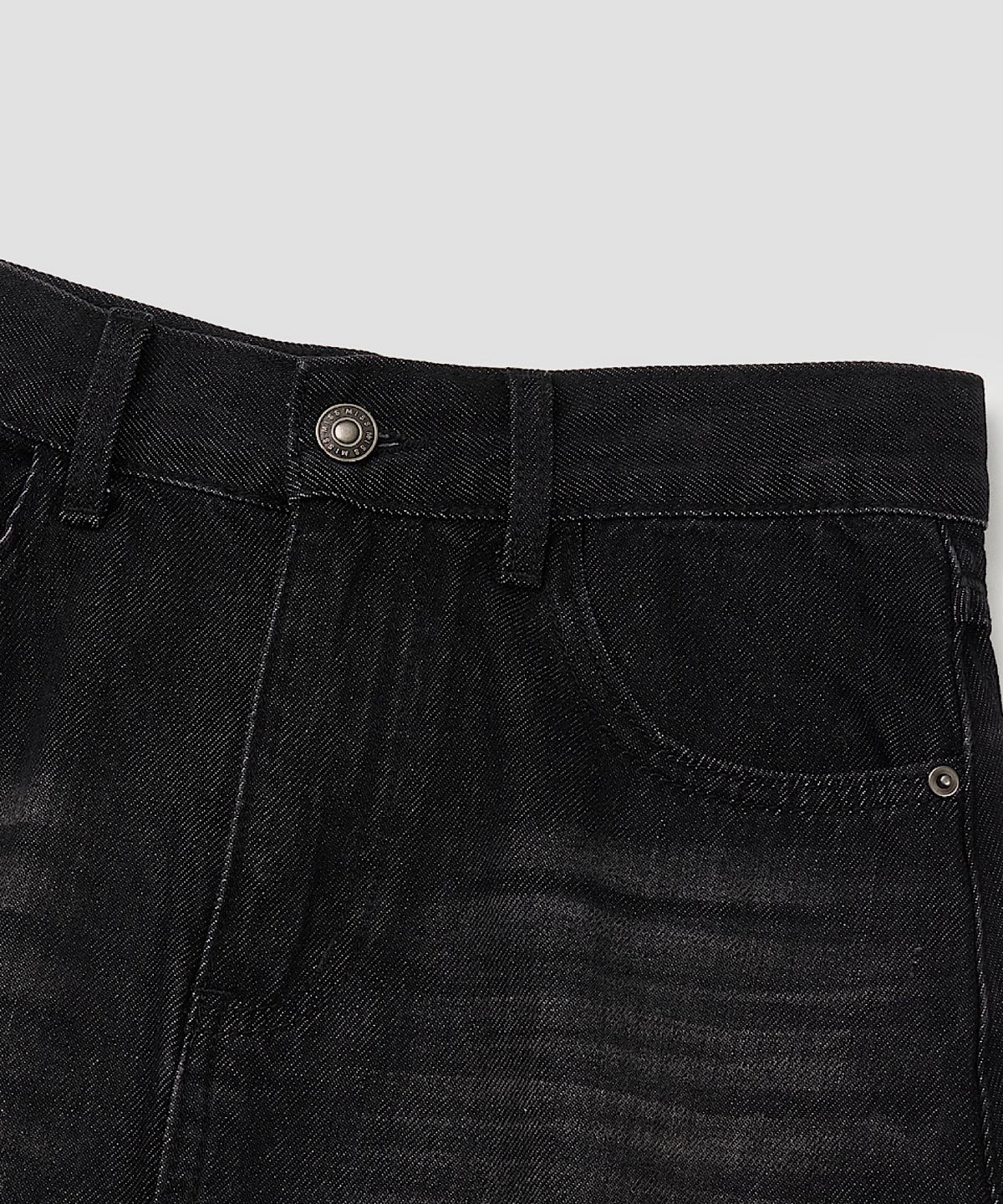 아포엠(APOEM) Denim Midi Skirt