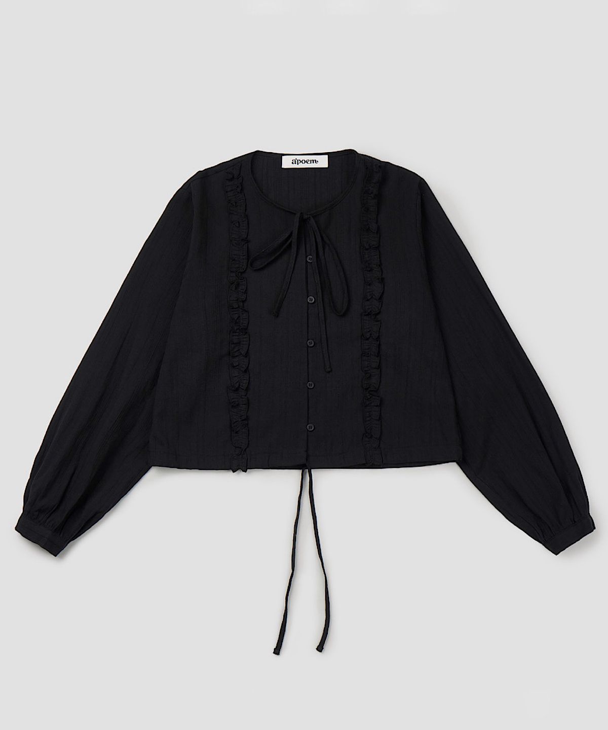 아포엠(APOEM) Ruffle Blouse (3C)