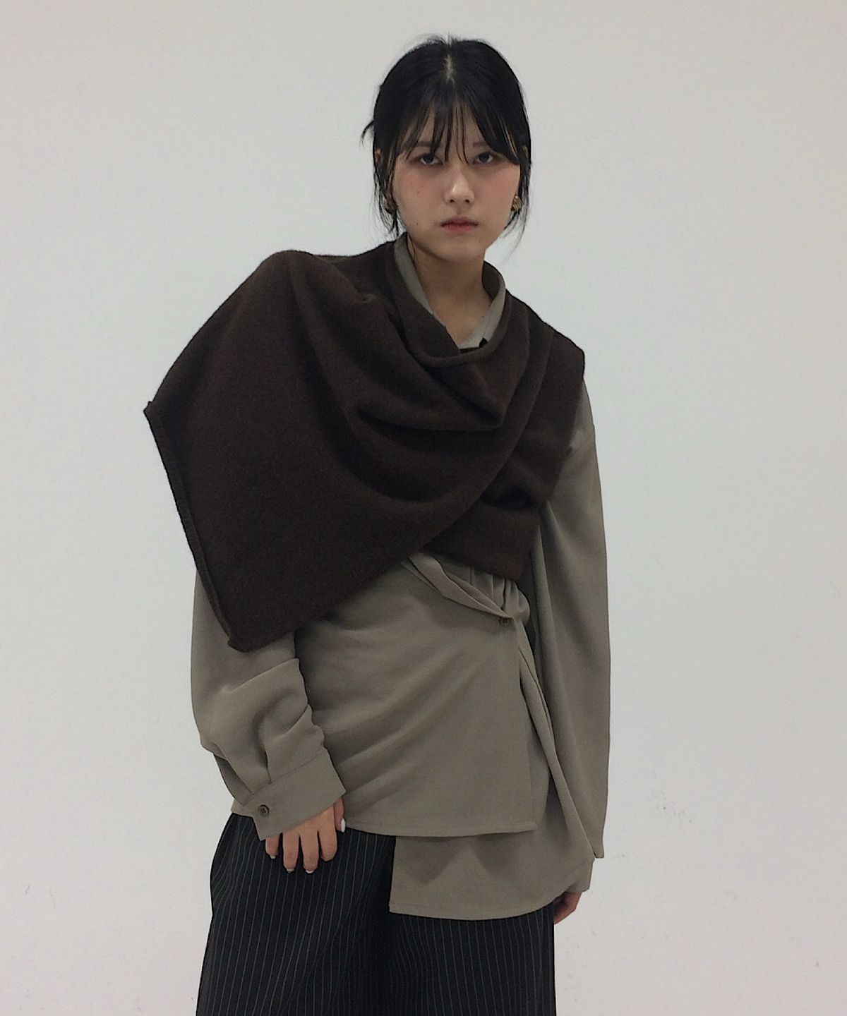 아포엠(APOEM) Side Button Shirt (3C)