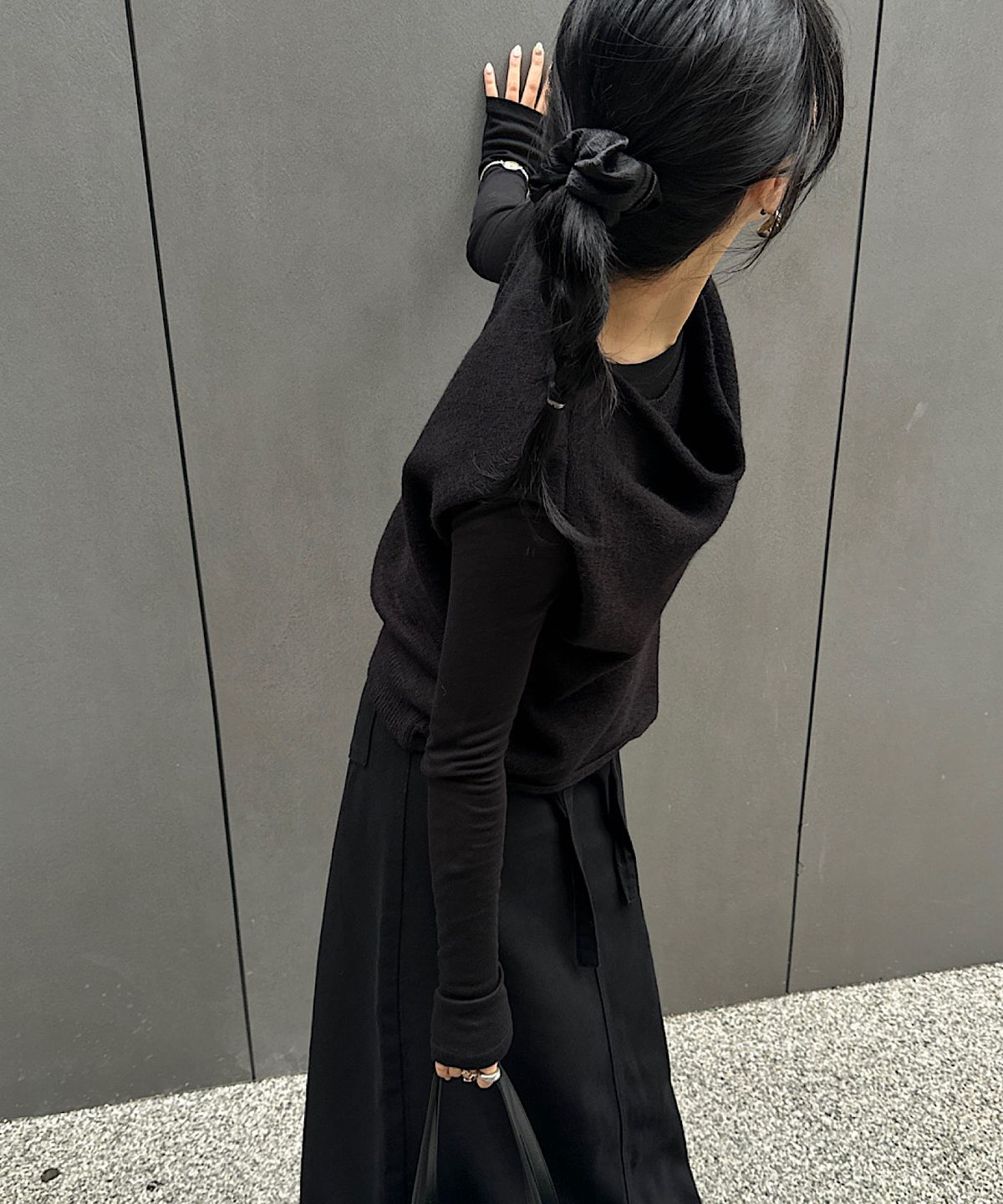 아포엠(APOEM) Drape Knit Top (3C)