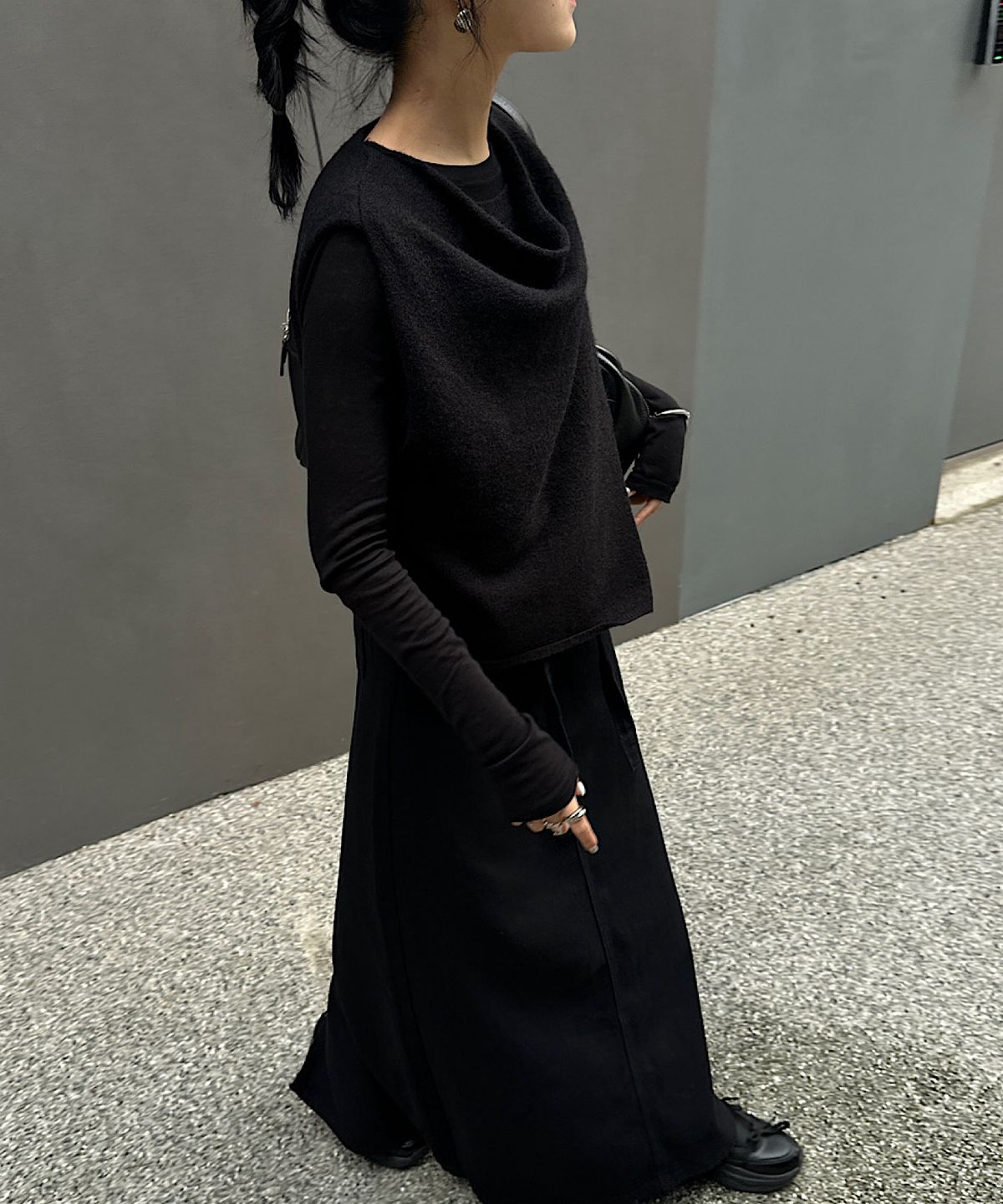 아포엠(APOEM) Drape Knit Top (3C)