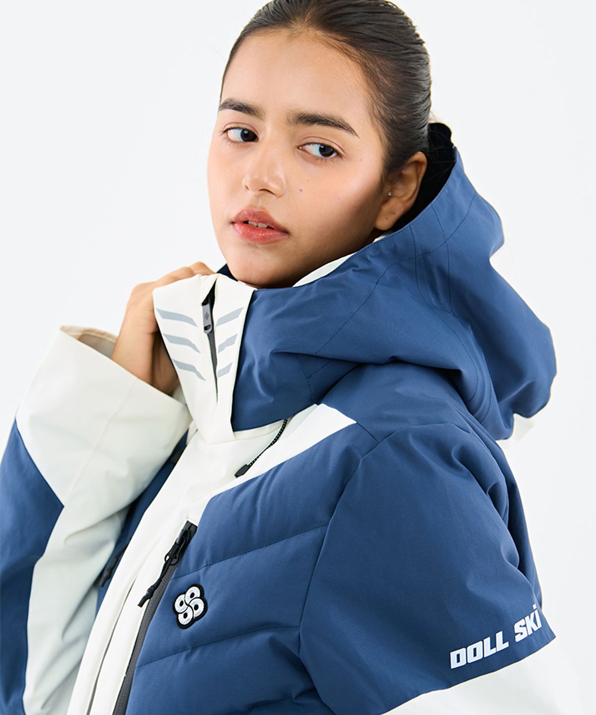 돌아우터웨어(DOLL OUTERWEAR) 2526 눅 스키 자켓&팬츠 세트 NAVY 남녀공용