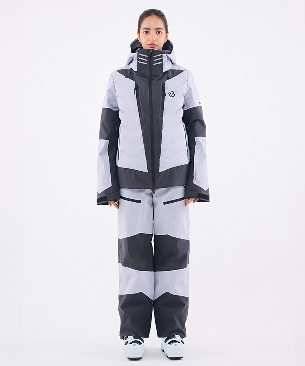 돌아우터웨어(DOLL OUTERWEAR) 2526 눅 스키 자켓&팬츠 세트 D.GRAY 남녀공용