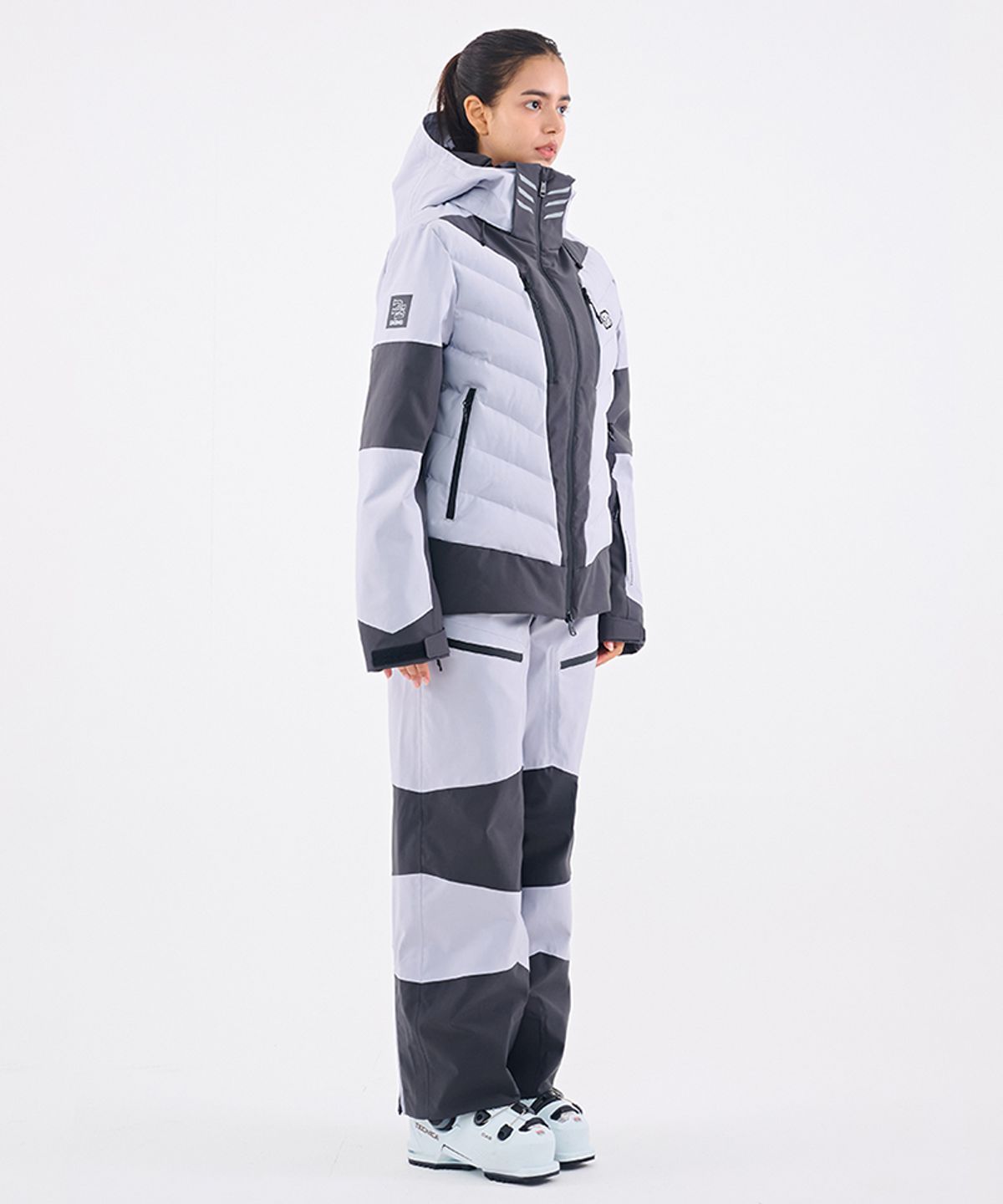 돌아우터웨어(DOLL OUTERWEAR) 2526 눅 스키 자켓&팬츠 세트 D.GRAY 남녀공용