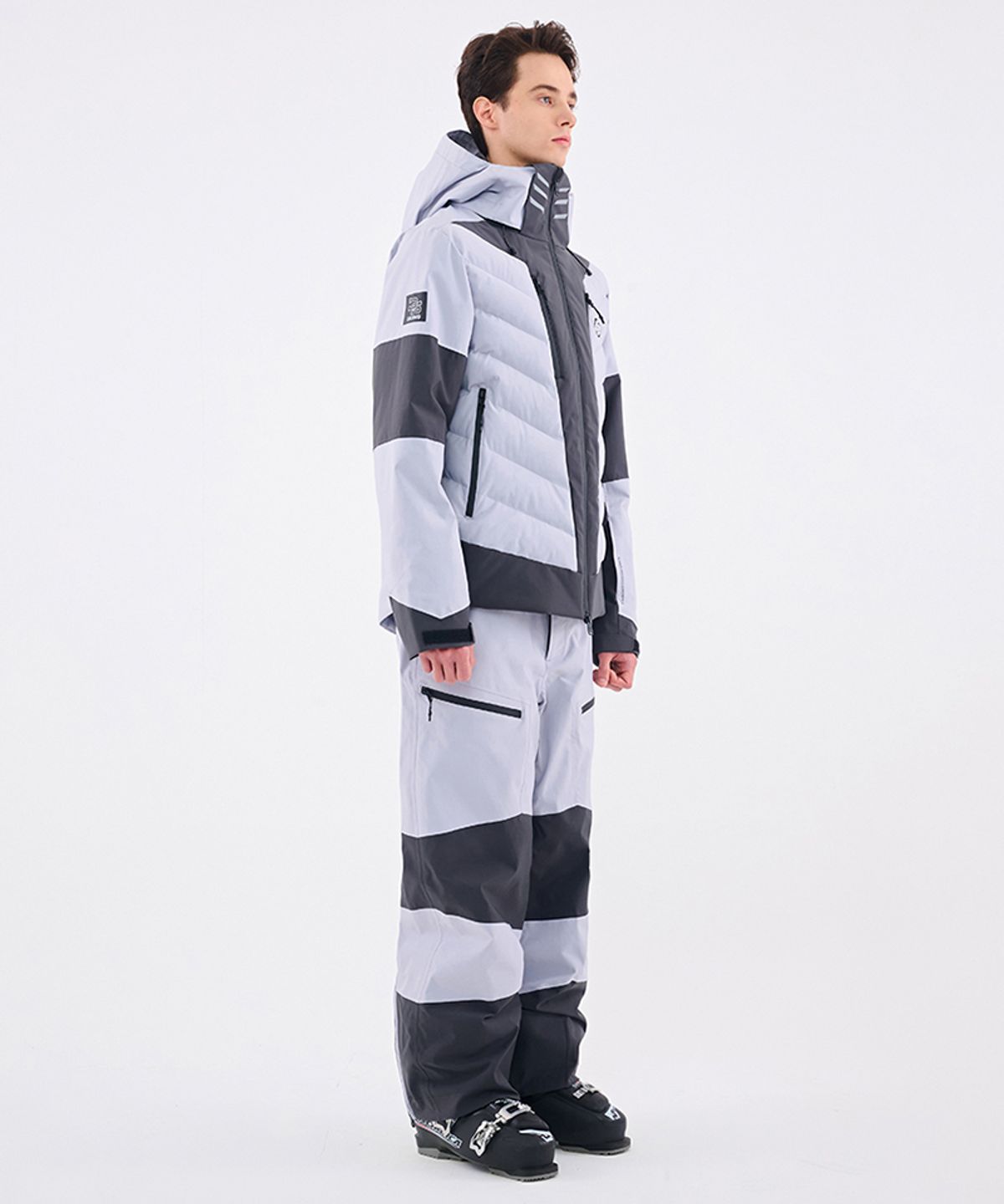 돌아우터웨어(DOLL OUTERWEAR) 2526 눅 스키 자켓&팬츠 세트 D.GRAY 남녀공용