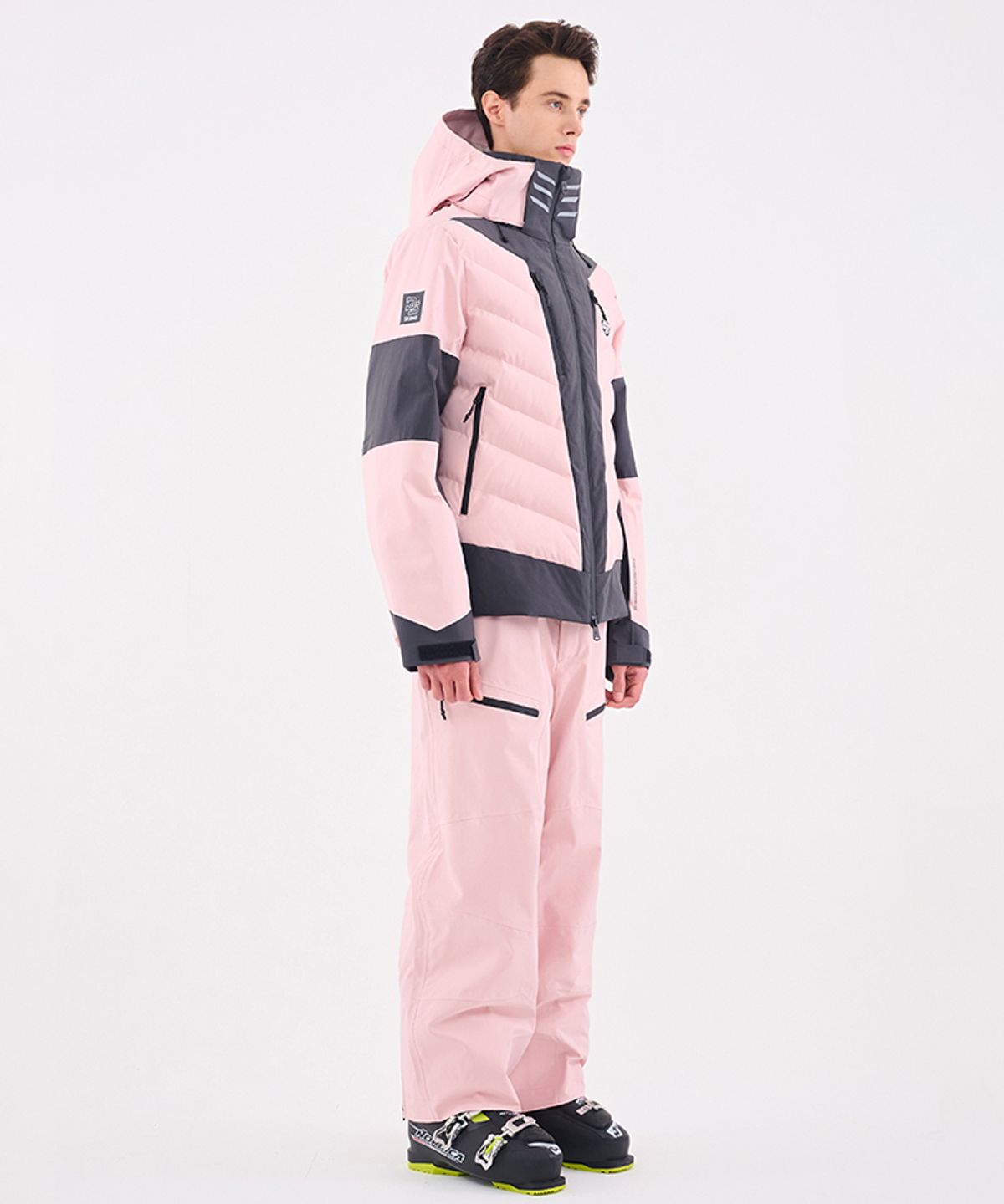 돌아우터웨어(DOLL OUTERWEAR) 2526 눅 스키 자켓&팬츠 세트 PINK 남녀공용