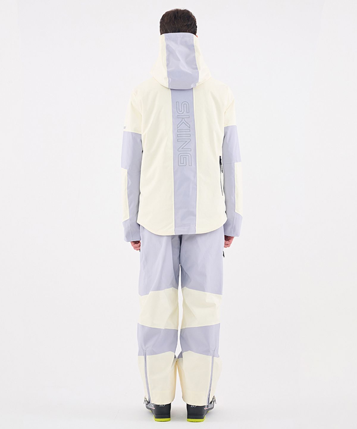 돌아우터웨어(DOLL OUTERWEAR) 2526 눅 스키 자켓&팬츠 세트 IVORY 남녀공용