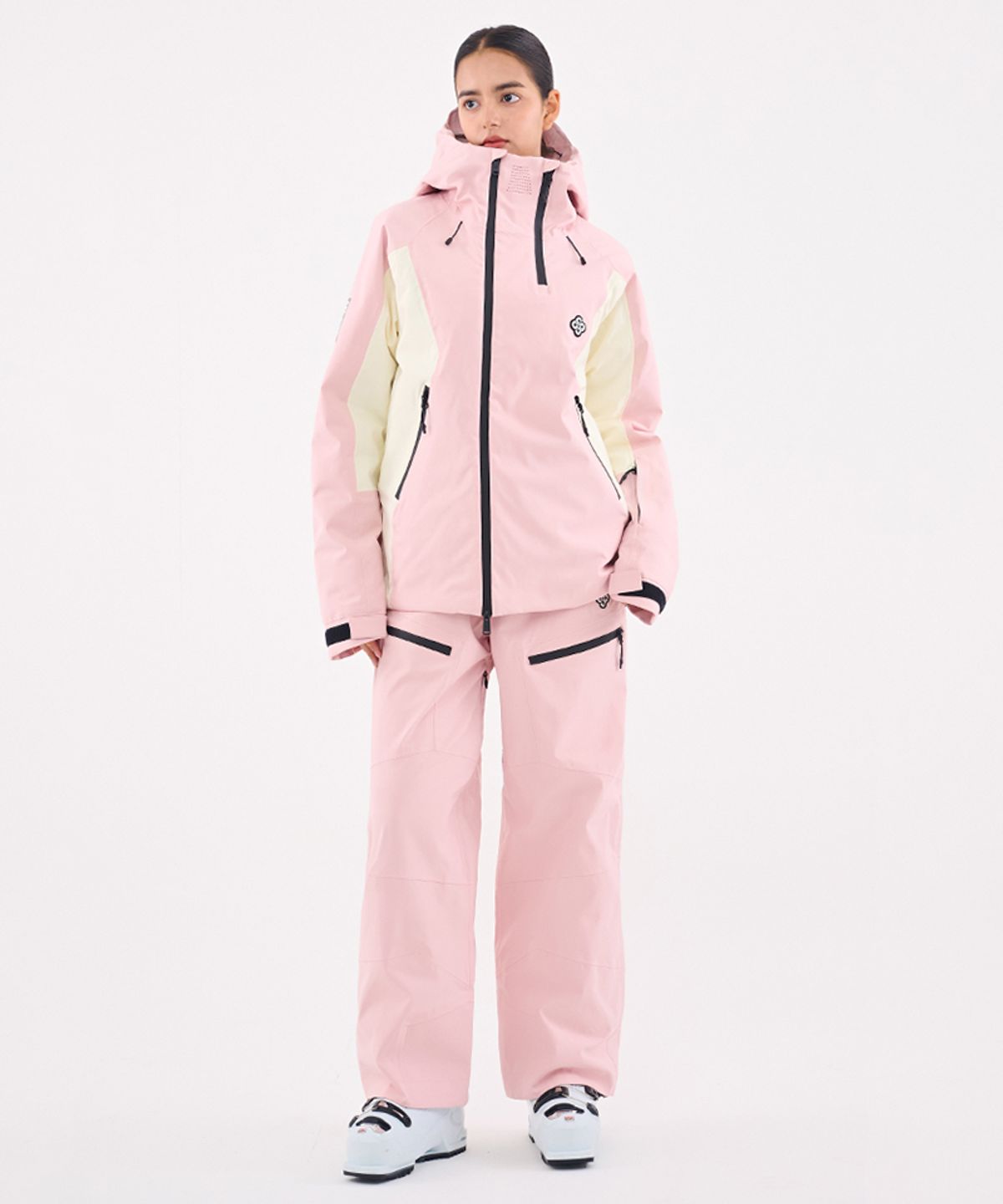 돌아우터웨어(DOLL OUTERWEAR) 2526 오쓰 스키 자켓&팬츠 세트 PINK 남녀공용