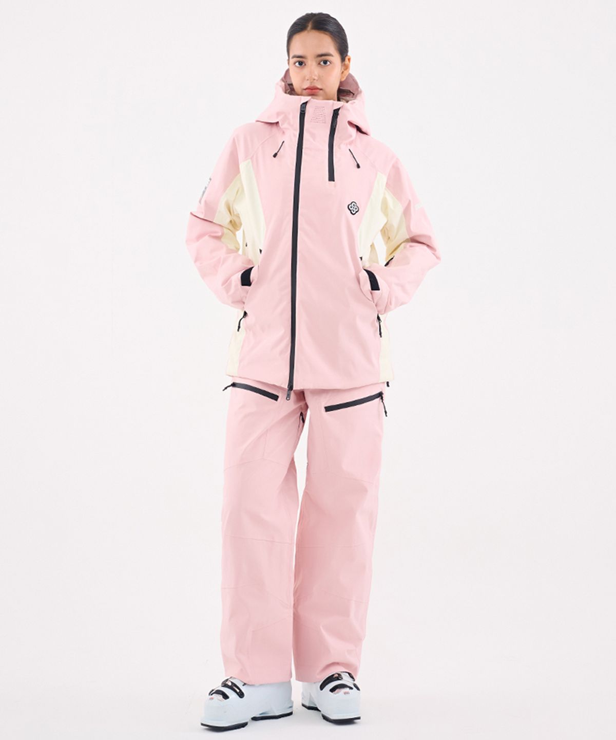 돌아우터웨어(DOLL OUTERWEAR) 2526 오쓰 스키 자켓&팬츠 세트 PINK 남녀공용