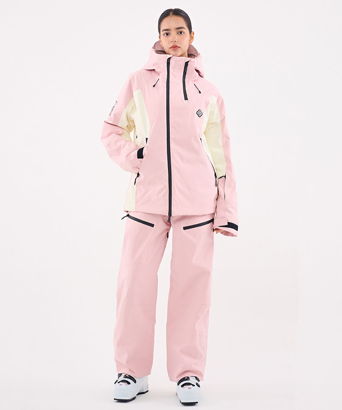 돌아우터웨어(DOLL OUTERWEAR) 2526 오쓰 스키 자켓&팬츠 세트 PINK 남녀공용