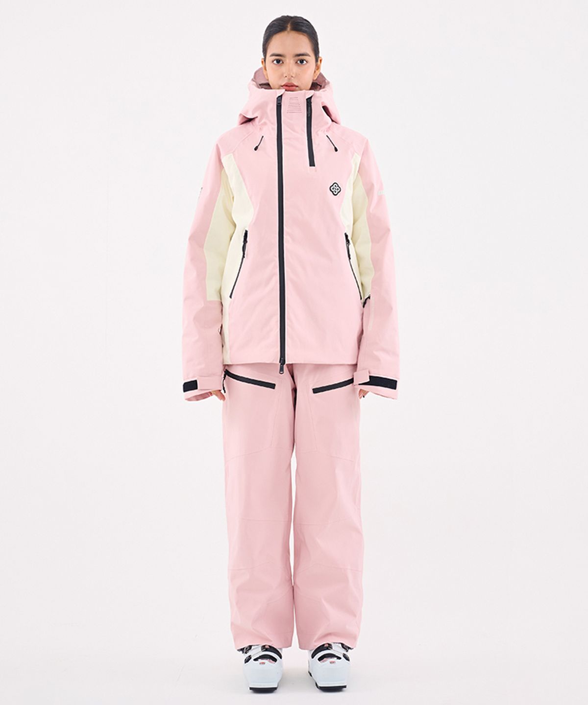 돌아우터웨어(DOLL OUTERWEAR) 2526 오쓰 스키 자켓&팬츠 세트 PINK 남녀공용