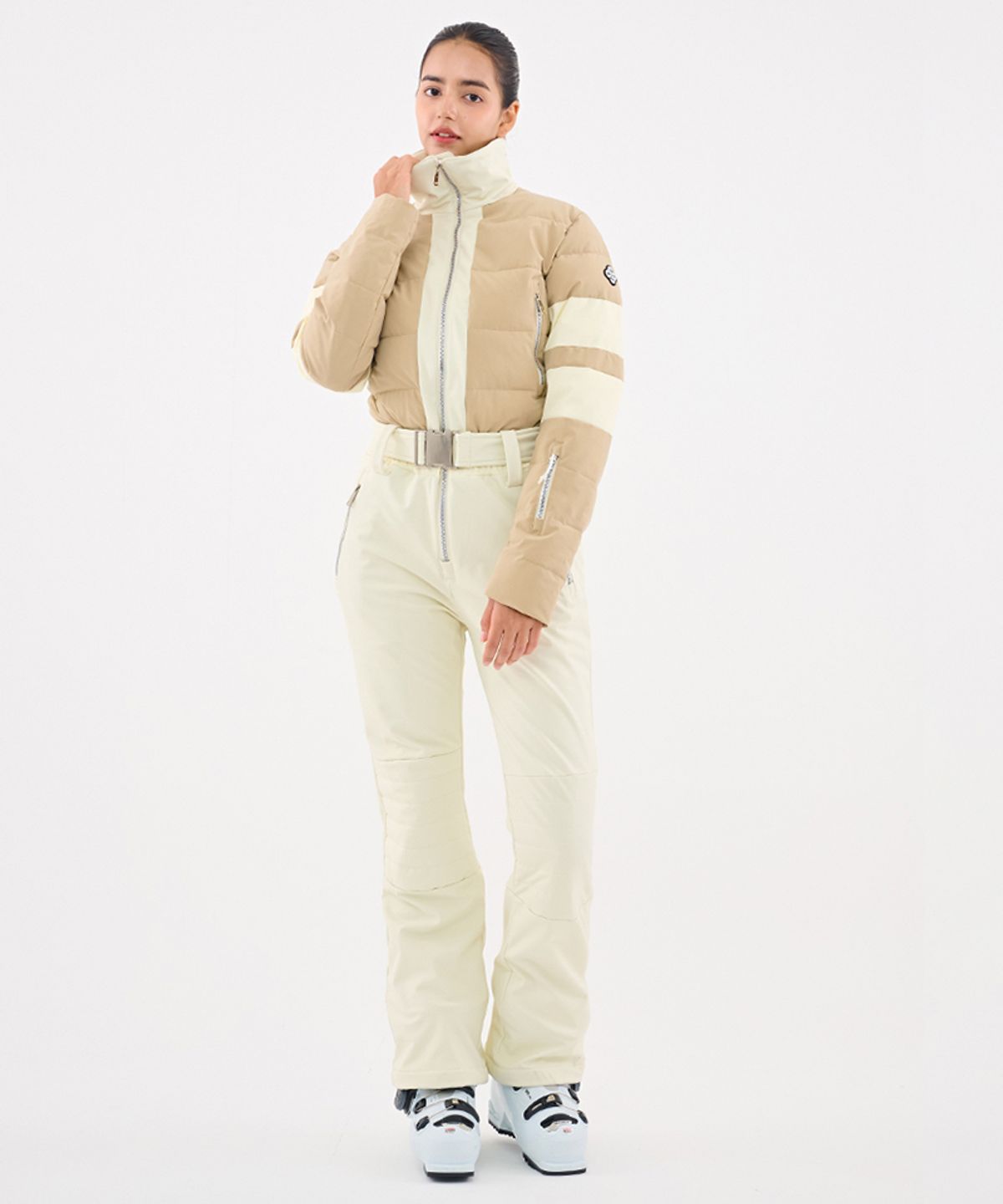 돌아우터웨어(DOLL OUTERWEAR) 2526 펄스 스키 점프슈트 BEIGE