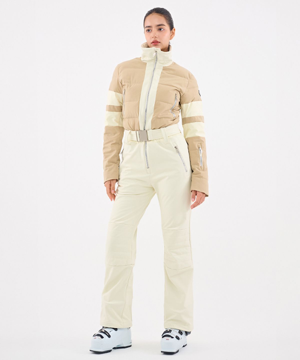 돌아우터웨어(DOLL OUTERWEAR) 2526 펄스 스키 점프슈트 BEIGE