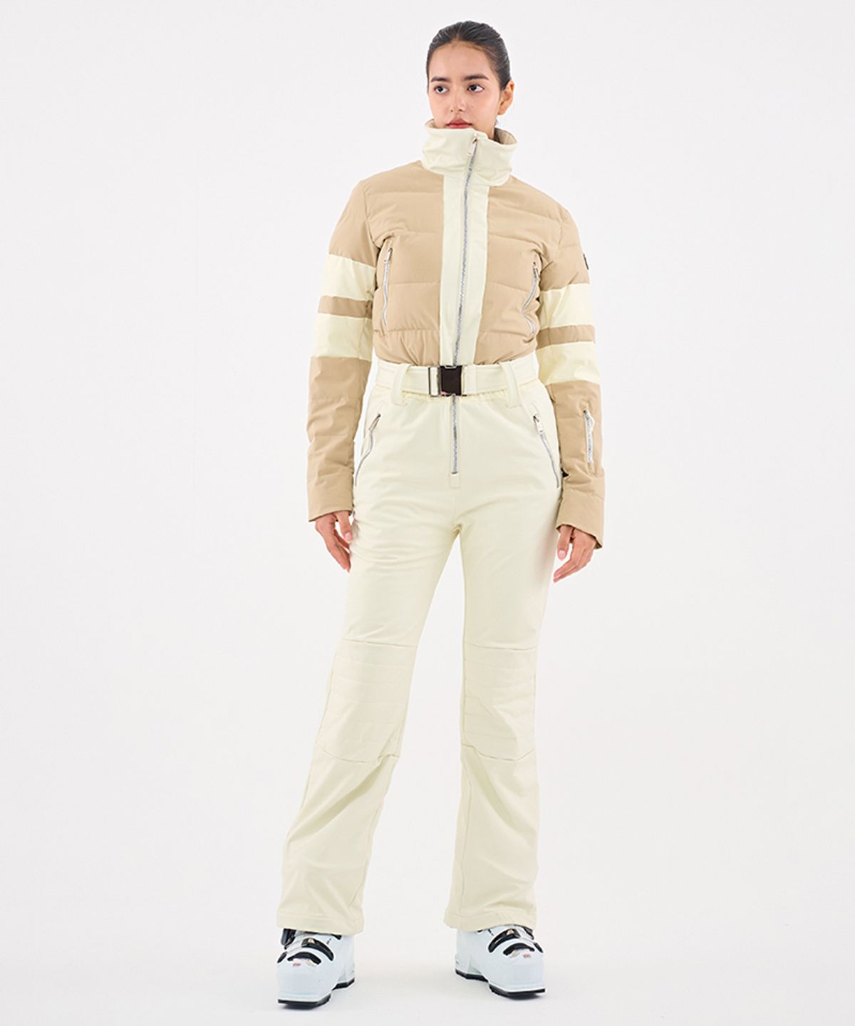 돌아우터웨어(DOLL OUTERWEAR) 2526 펄스 스키 점프슈트 BEIGE