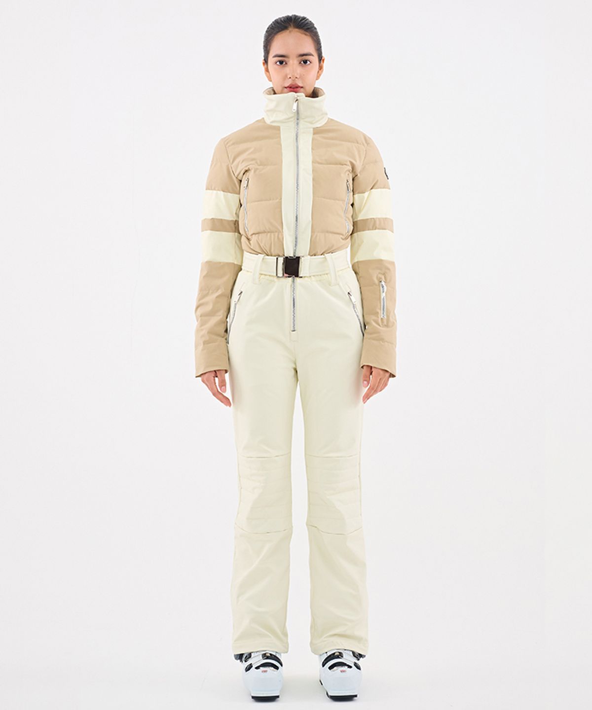 돌아우터웨어(DOLL OUTERWEAR) 2526 펄스 스키 점프슈트 BEIGE