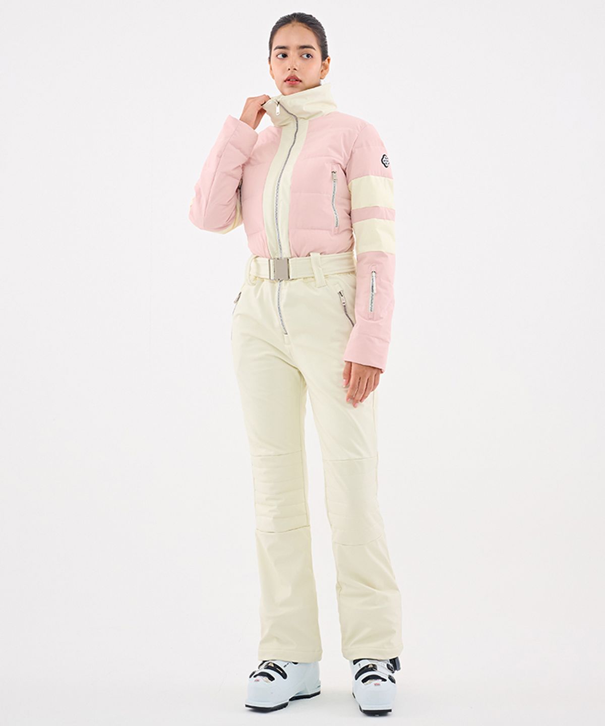돌아우터웨어(DOLL OUTERWEAR) 2526 펄스 스키 점프슈트 PINK