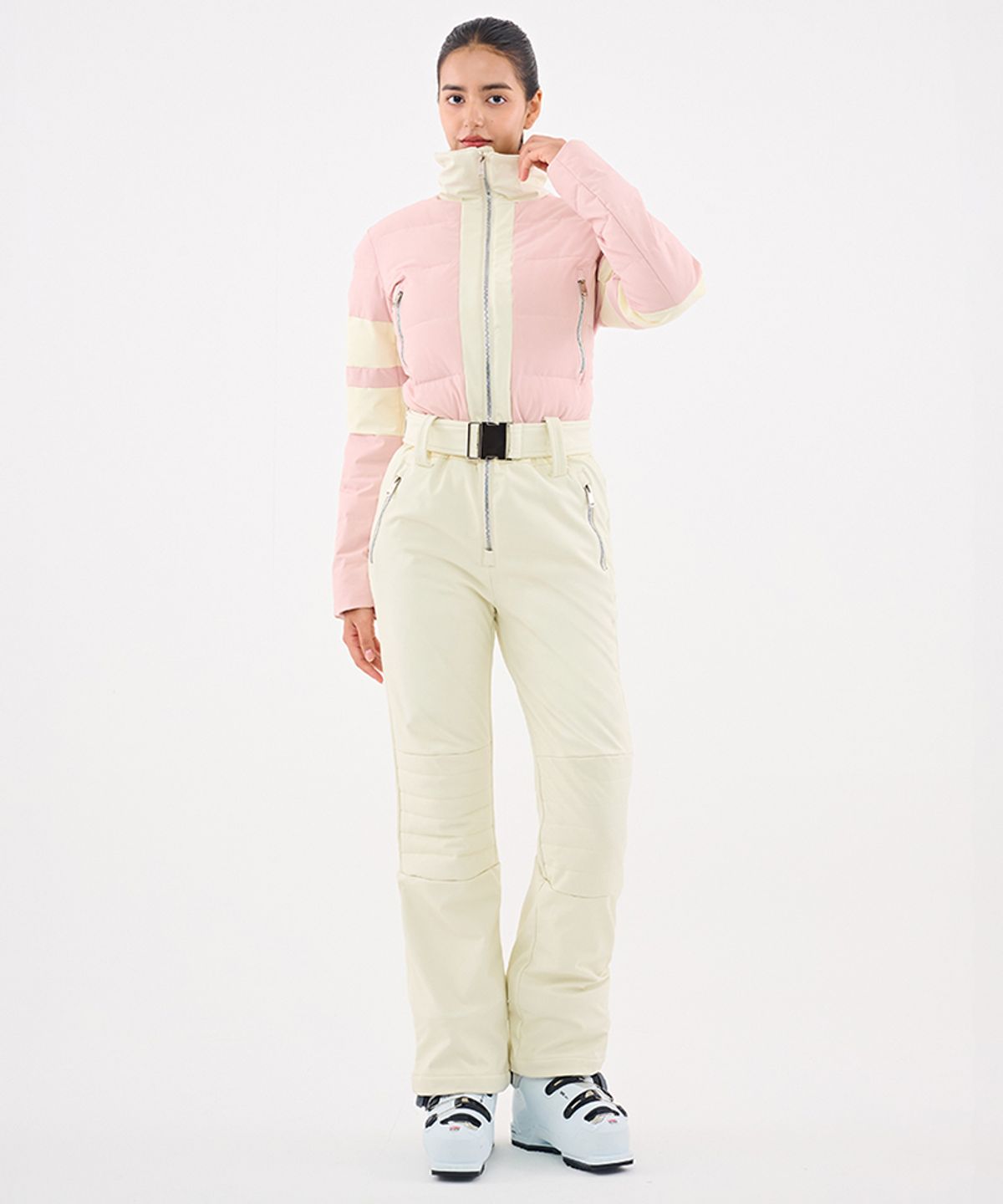 돌아우터웨어(DOLL OUTERWEAR) 2526 펄스 스키 점프슈트 PINK