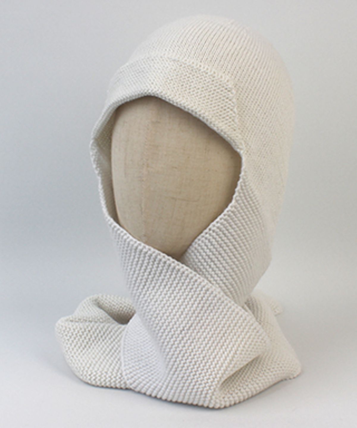 유니버셜 케미스트리(UNIVERSAL CHEMISTRY) Wool Ivory Brim Muffler Beanie 머플러비니