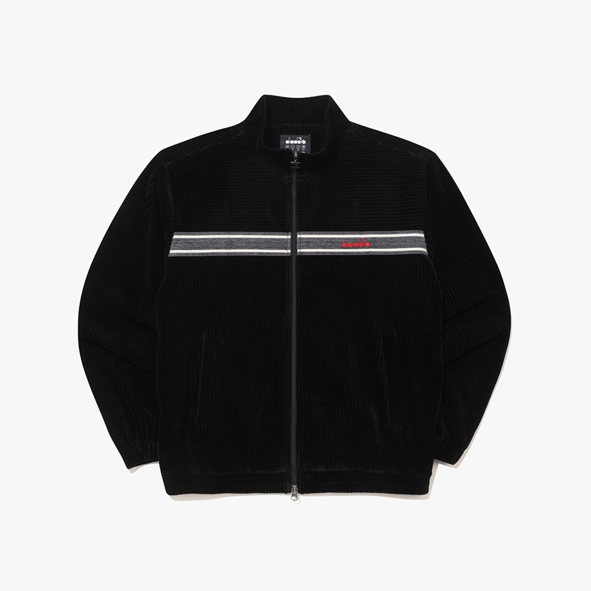 디아도라(diadora) 몬텔로 코듀로이 자켓 BLACK
