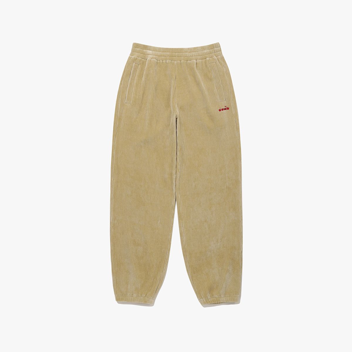디아도라(diadora) 몬텔로 코듀로이 조거 팬츠 YELLOW