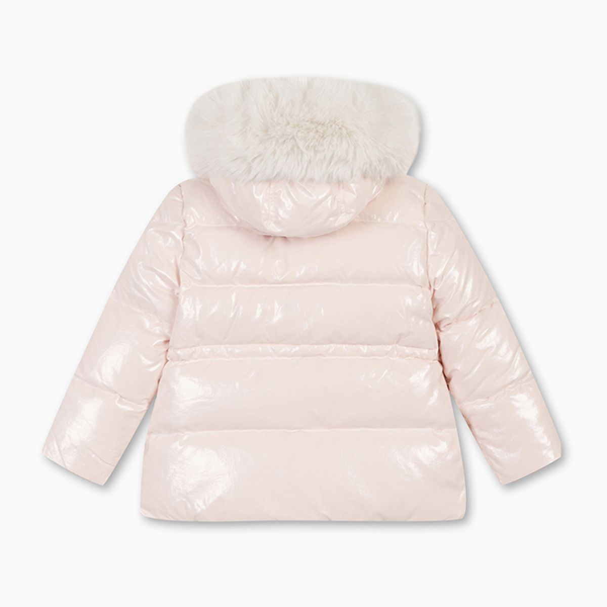 베네통키즈(BENETTONKIDS) 미들 후드 퍼 덕 다운_QADJ05561LP